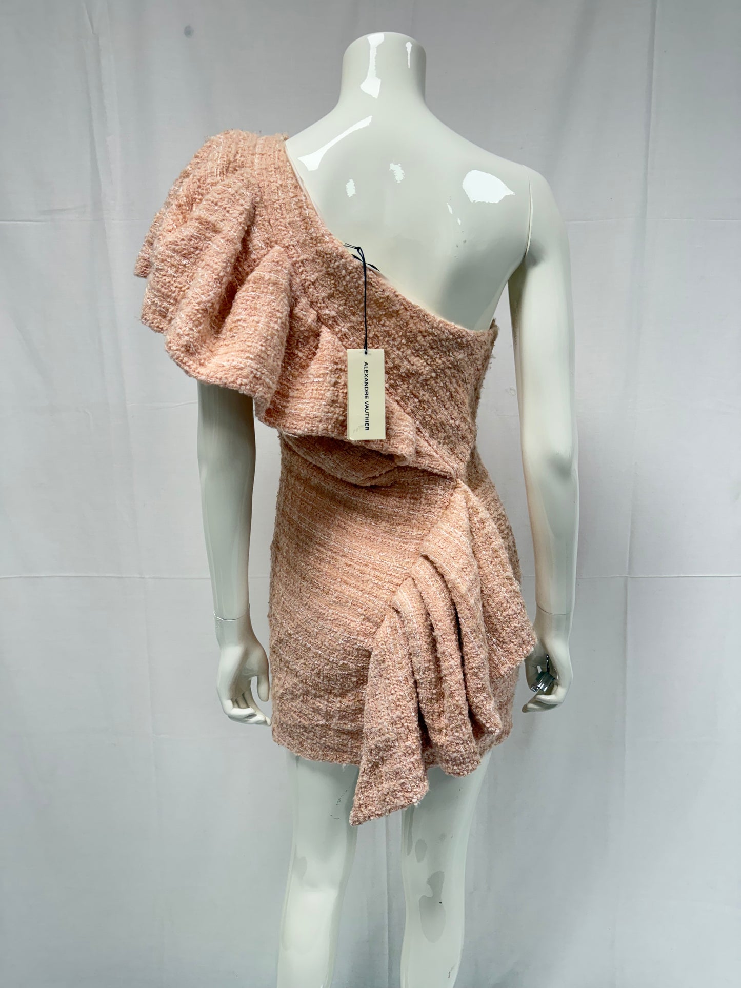 Alexander Vauthier pink tweed dress (pre-owned)