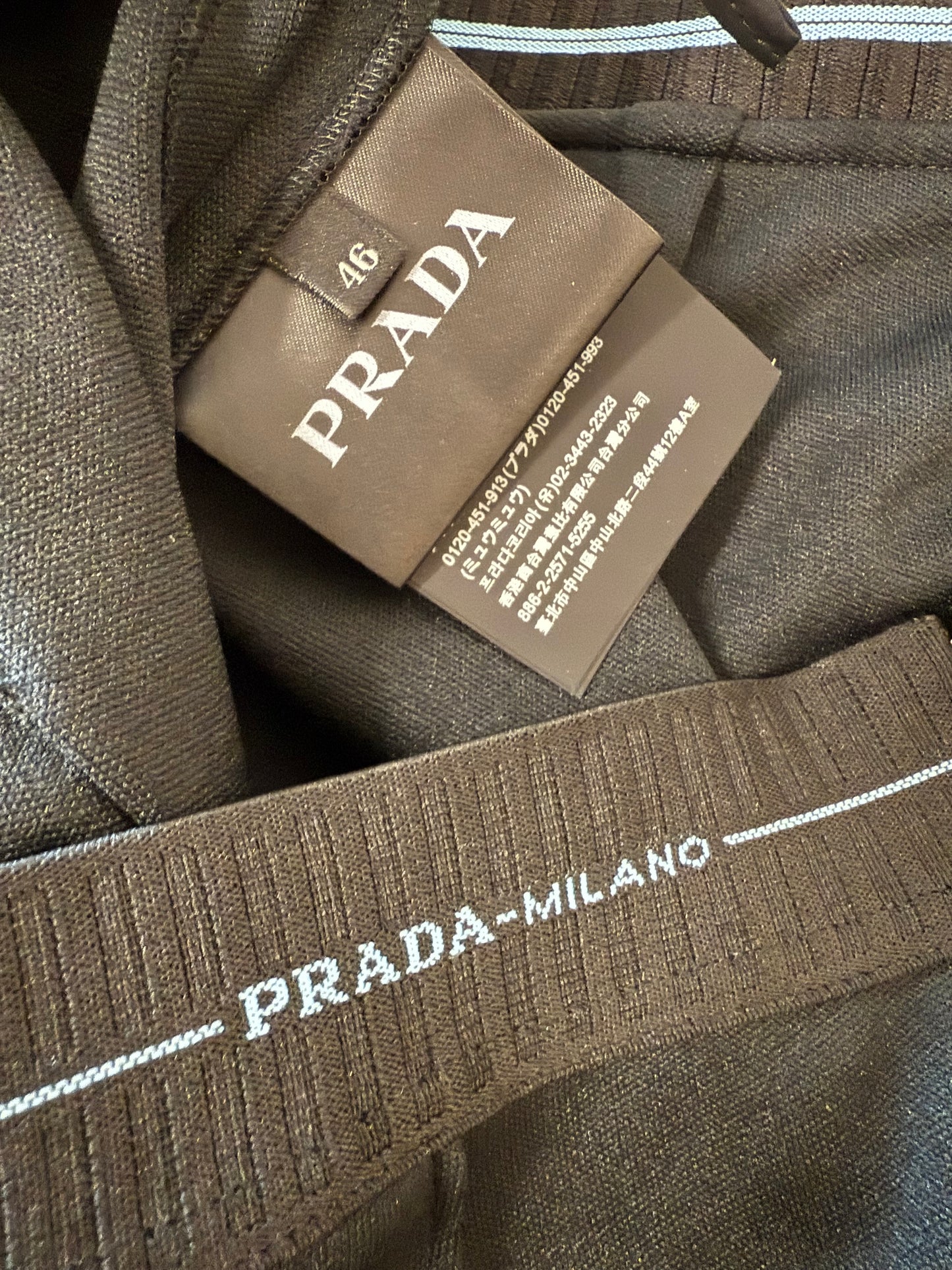 Prada technical pencil skirt (pre-owned)