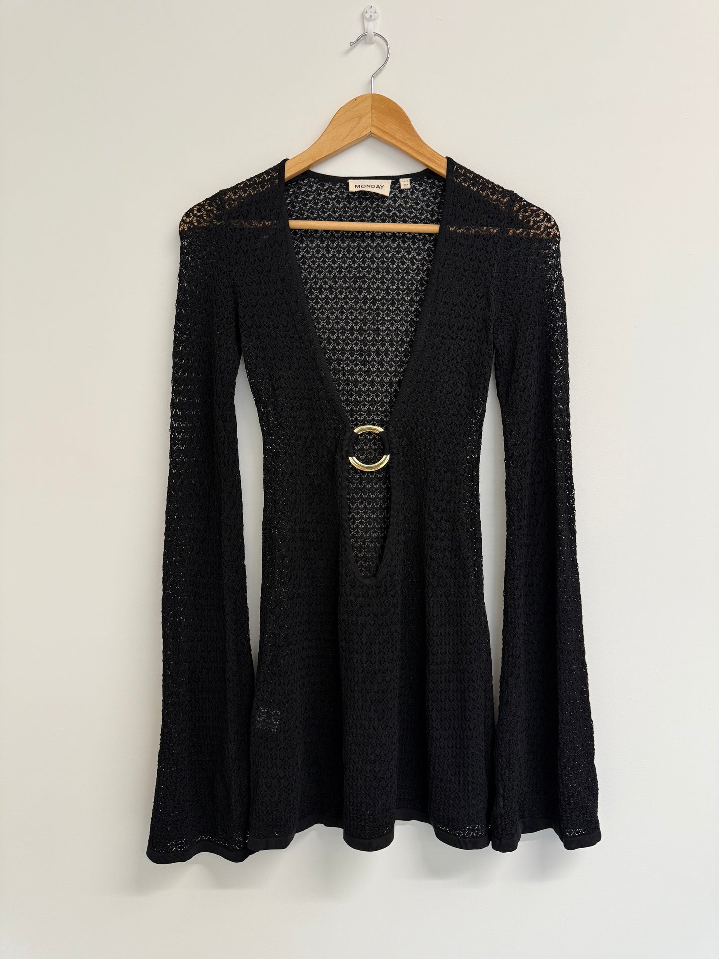 Monday Black mesh cover up (pre-owned)
