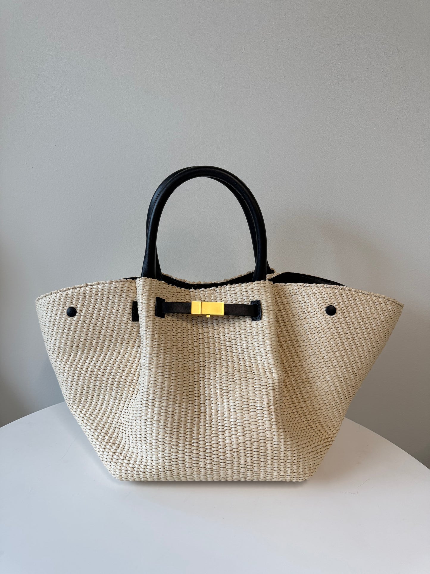 DeMellier Raffia tote (pre-owned)