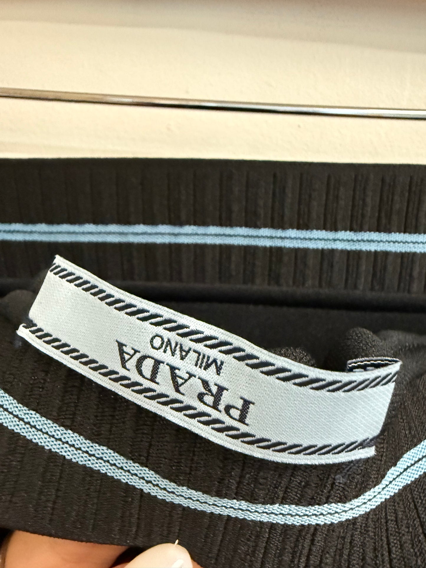 Prada technical pencil skirt (pre-owned)