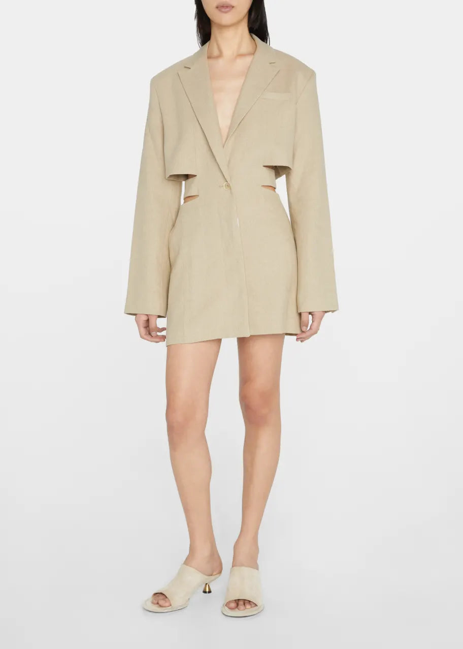 Jacquemus bari cut out blazer dress (pre-owned)