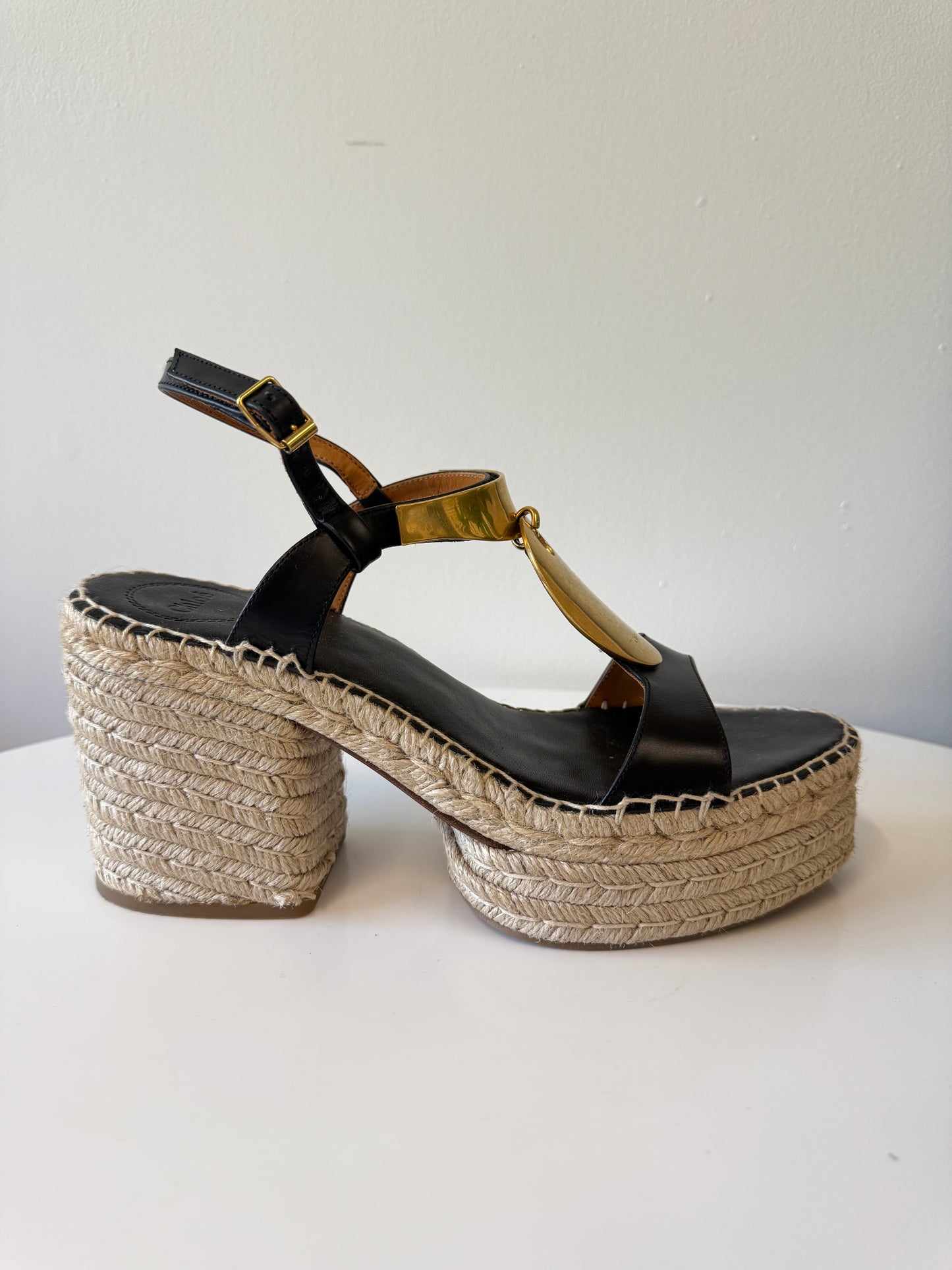 Chloe espadrille wedge heels (pre-owned)