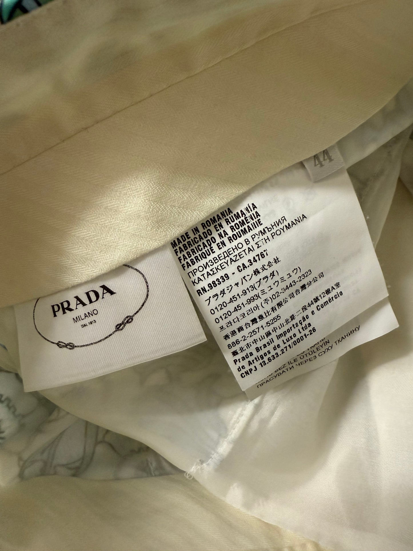 Prada jasmine capri pants (pre-owned)