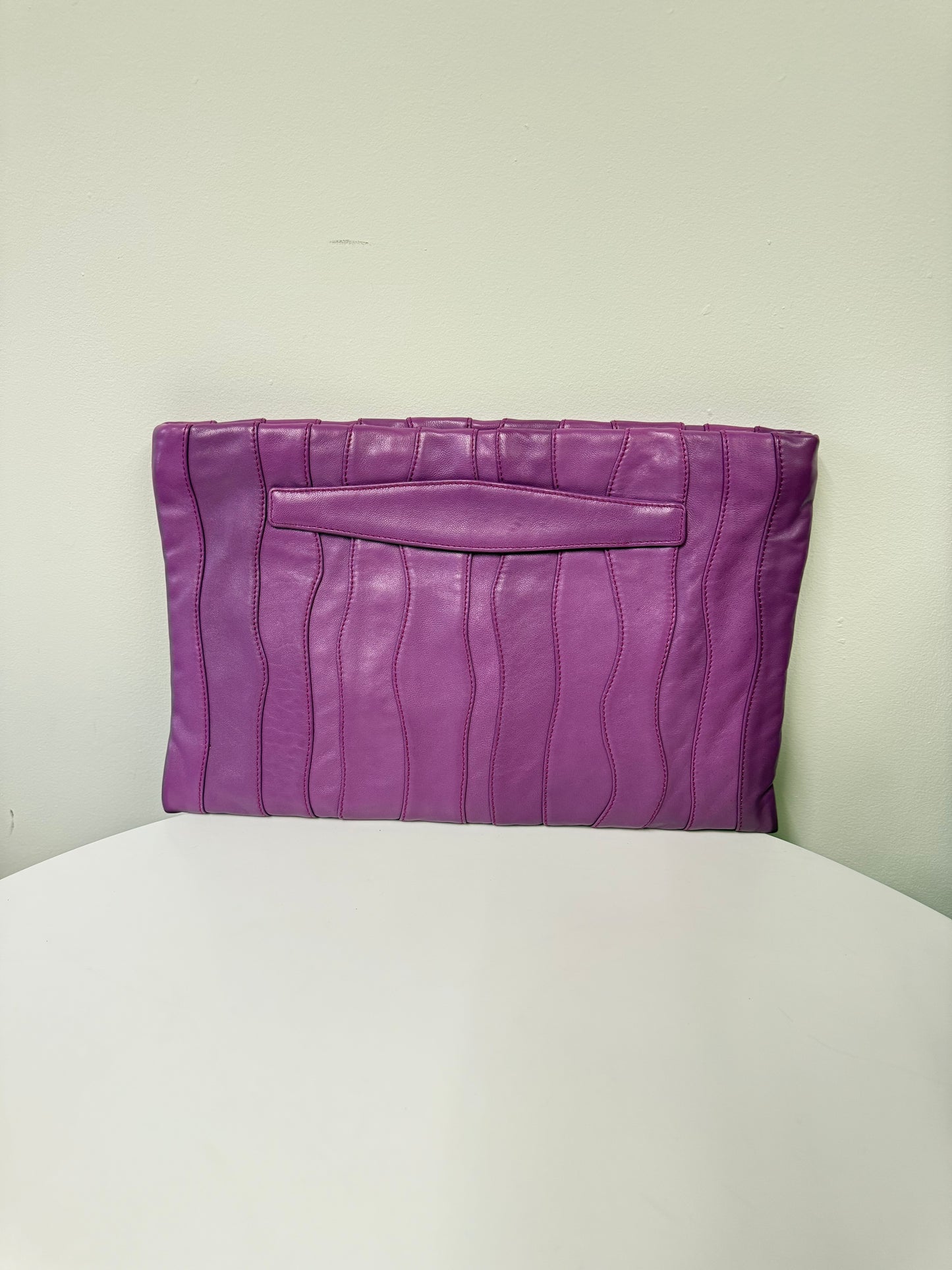 Prada purple clutch (pre-owned)
