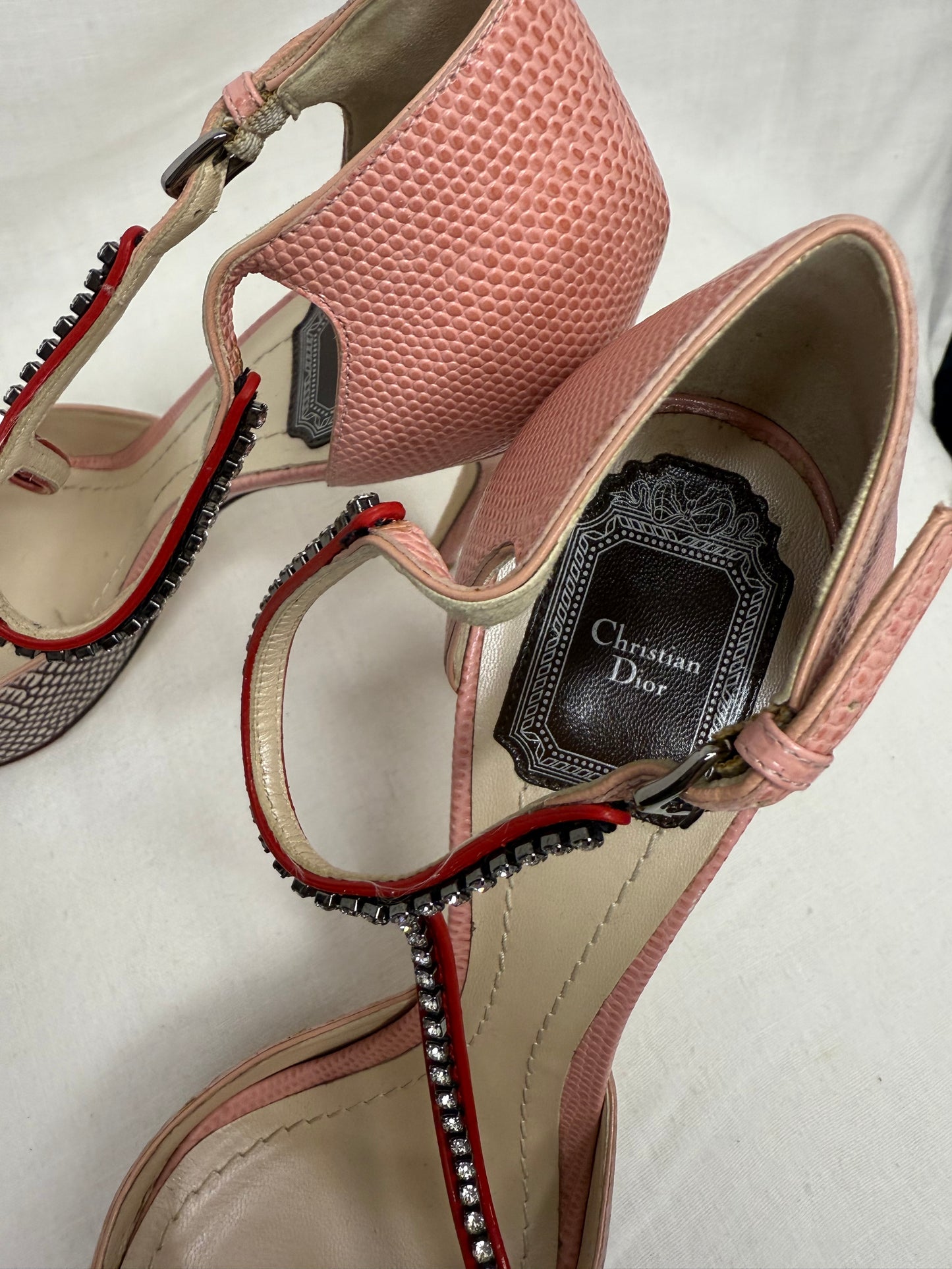 Christian Dior Lizard Bicolor heels (pre-owned)