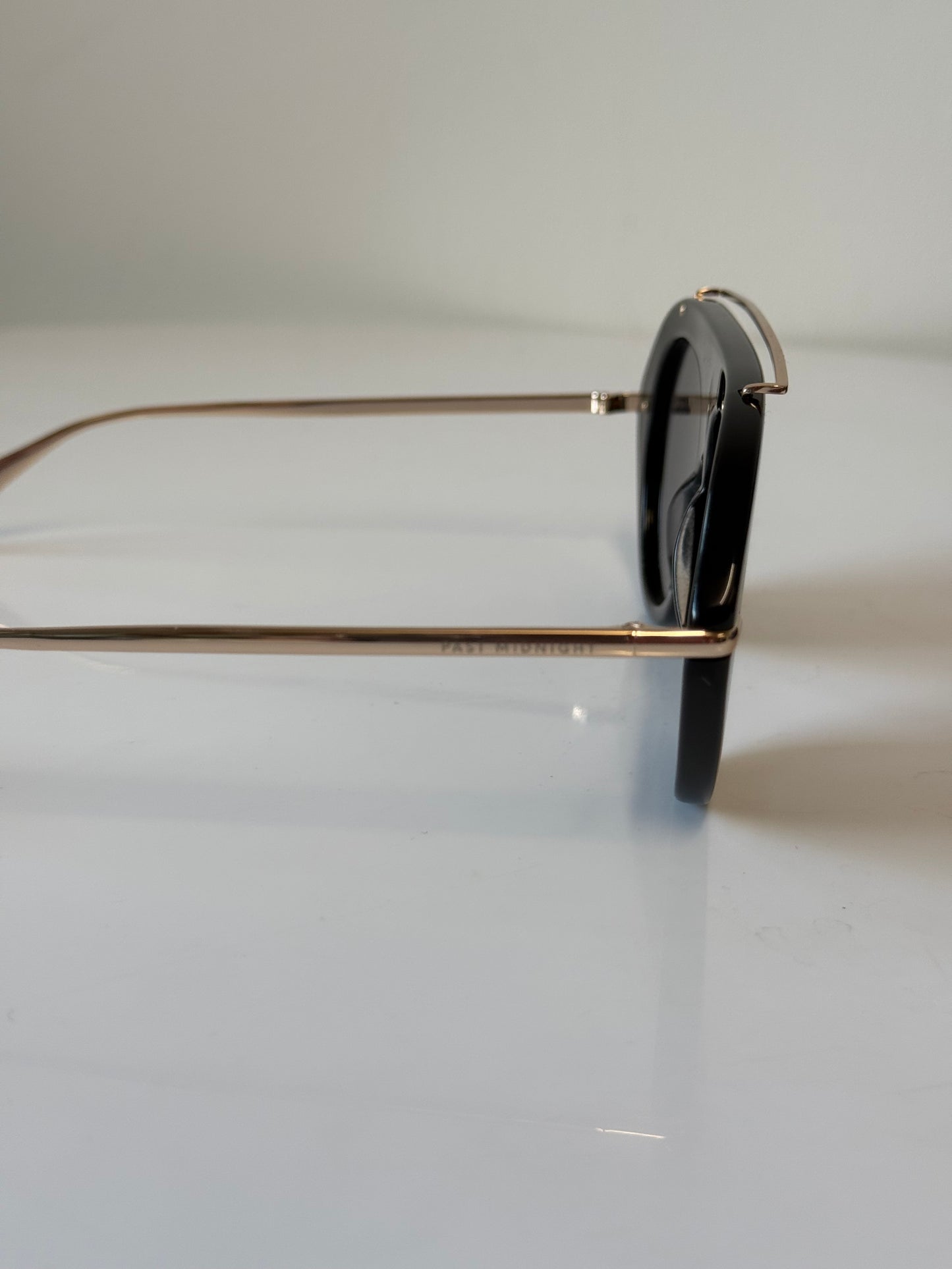 Past Midnight Black aviator sunglasses (pre-owned)