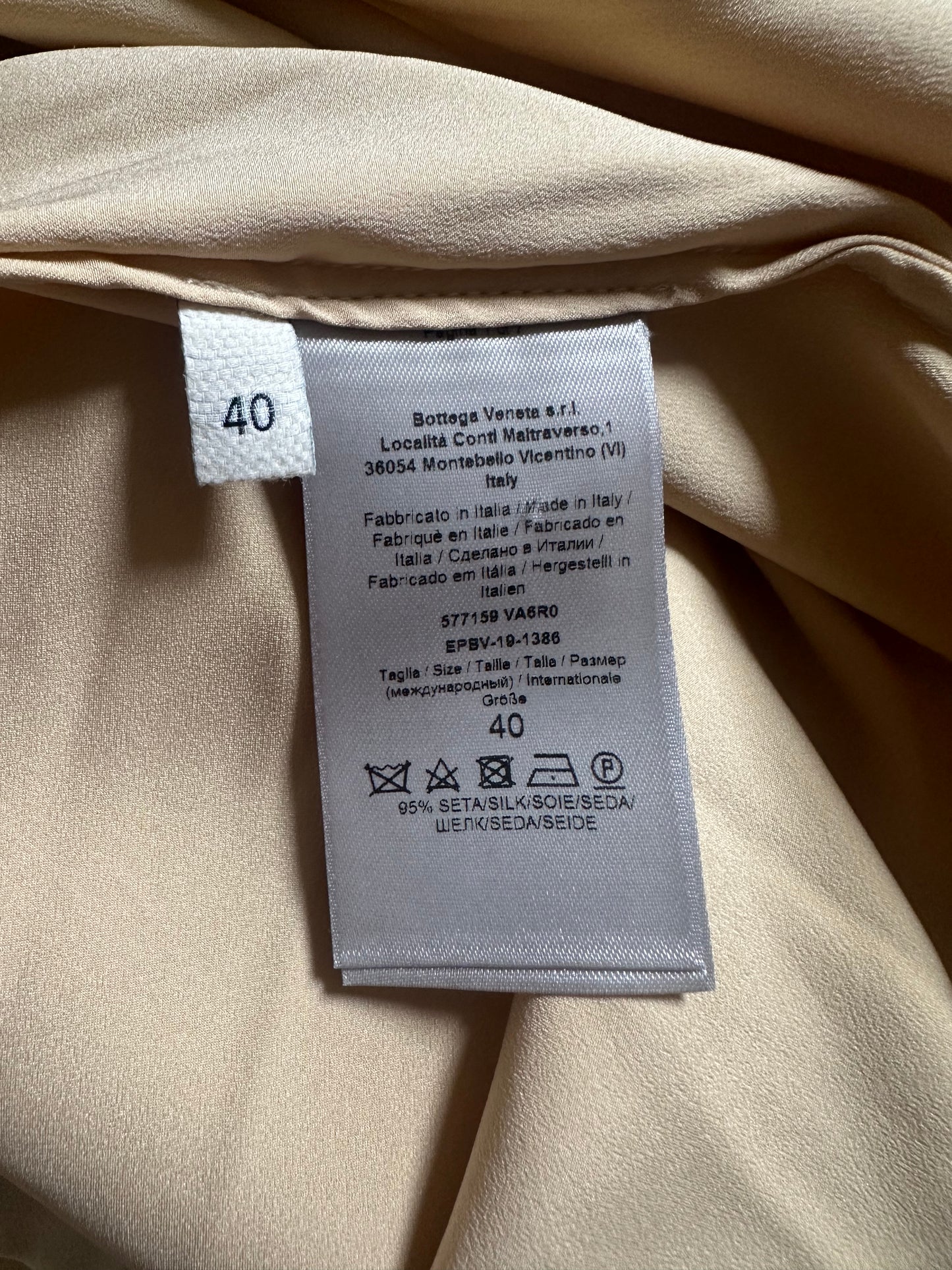 Bottega Veneta silk shirt dress (pre-owned)
