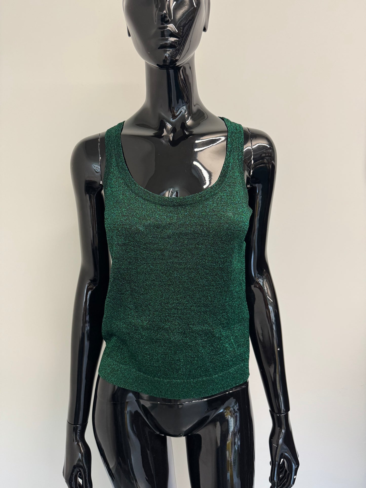 Missoni Green metallic tank (pre-owned)