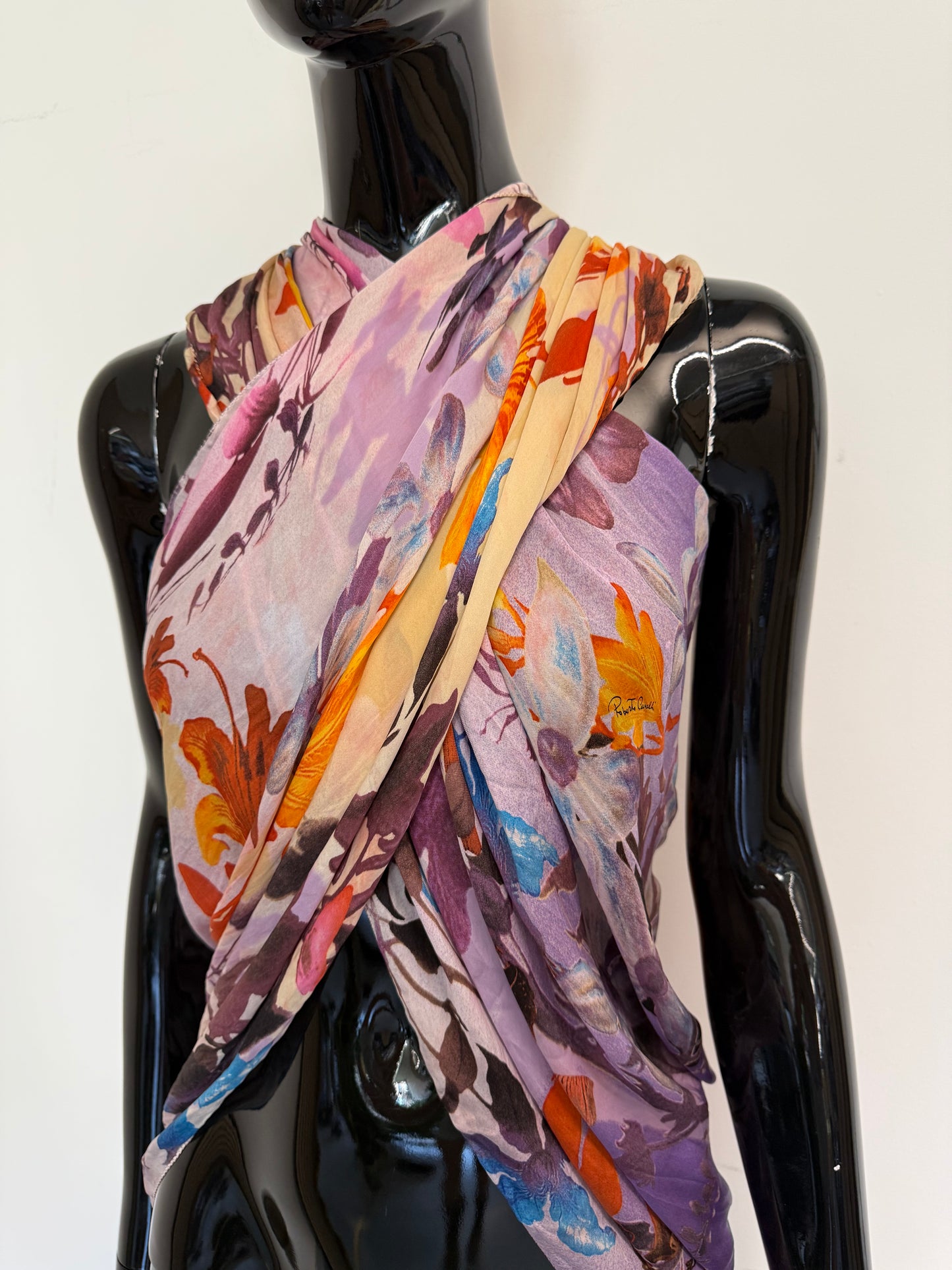 Roberto Cavalli silk scarf (pre-owned)