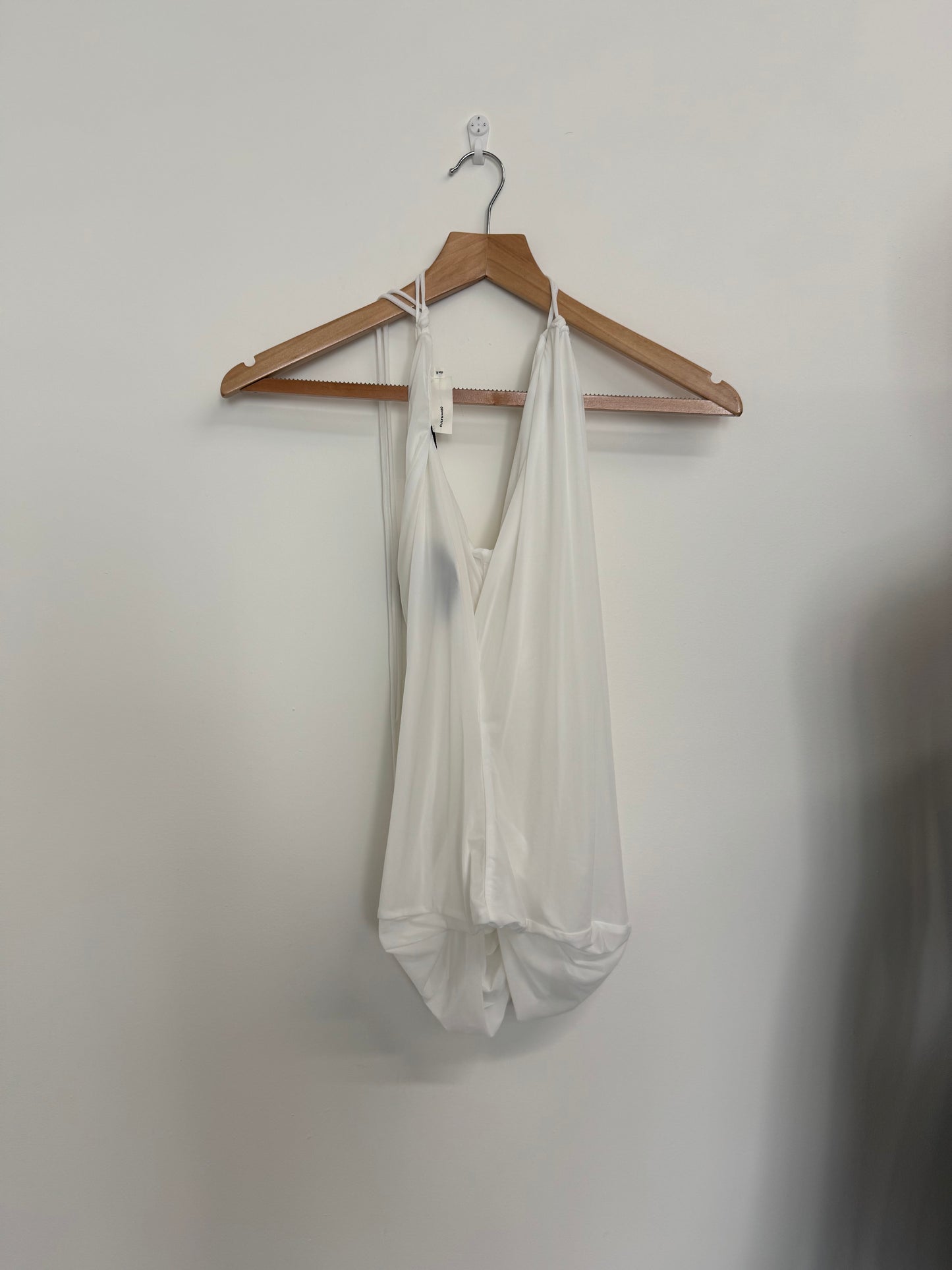 Cultnaked White one shoulder top (pre-owned)