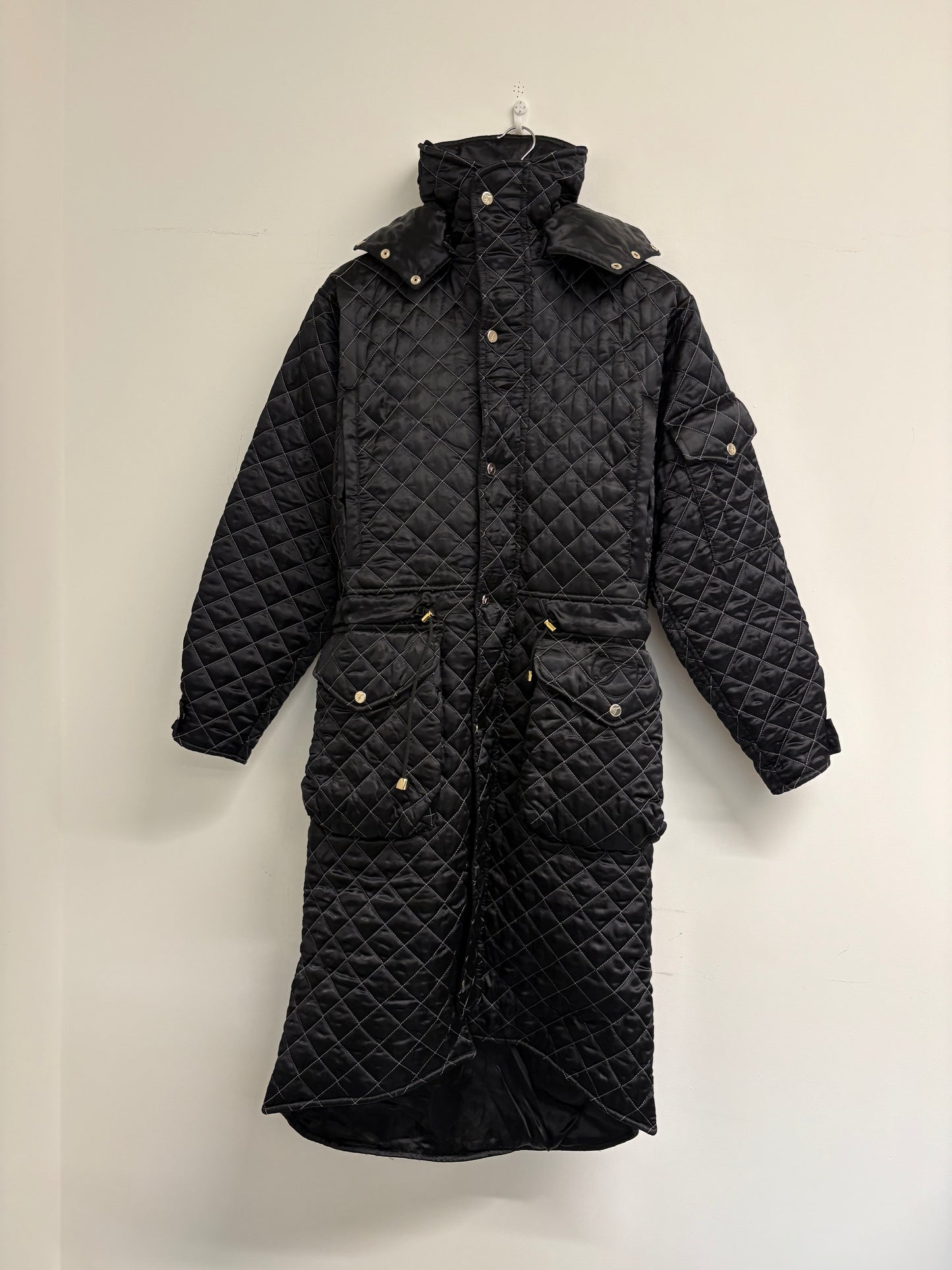 Temperley London Black Oakley Quilted Coat (pre-owned)