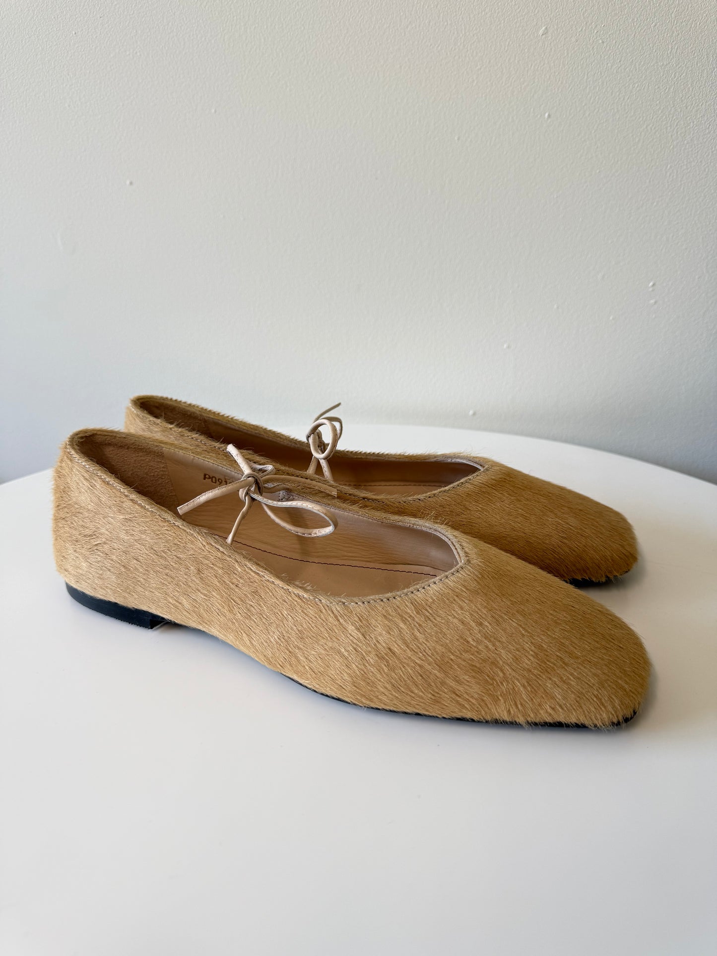 Alohas pony skin leder ballerinas (pre-owned)