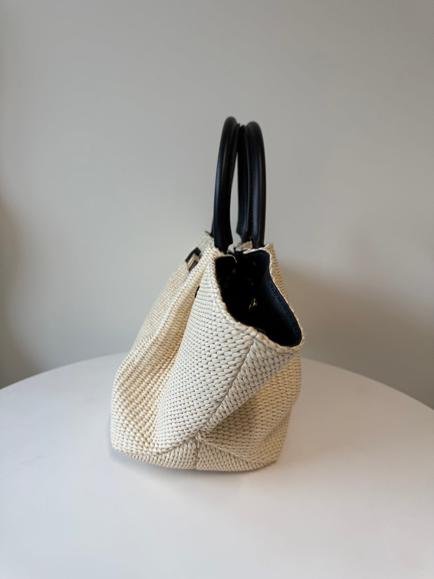 DeMellier Raffia tote (pre-owned)
