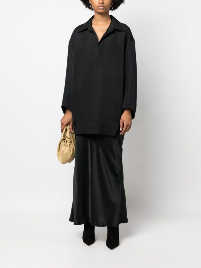Khaite black Kal Viscose Blend Mini Dress (pre-owned)