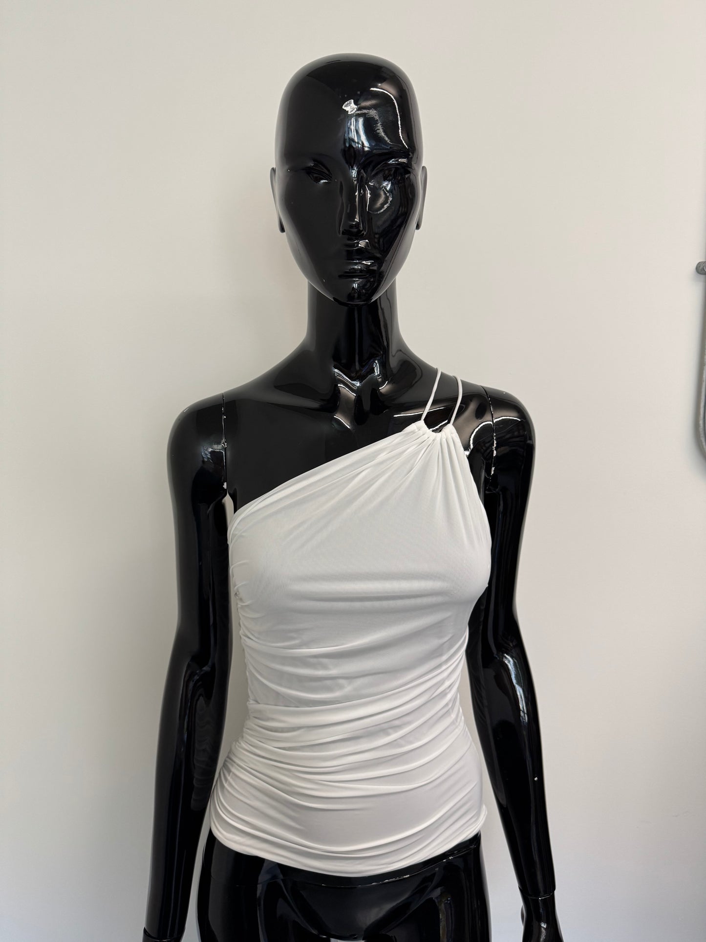 Cultnaked White one shoulder top (pre-owned)