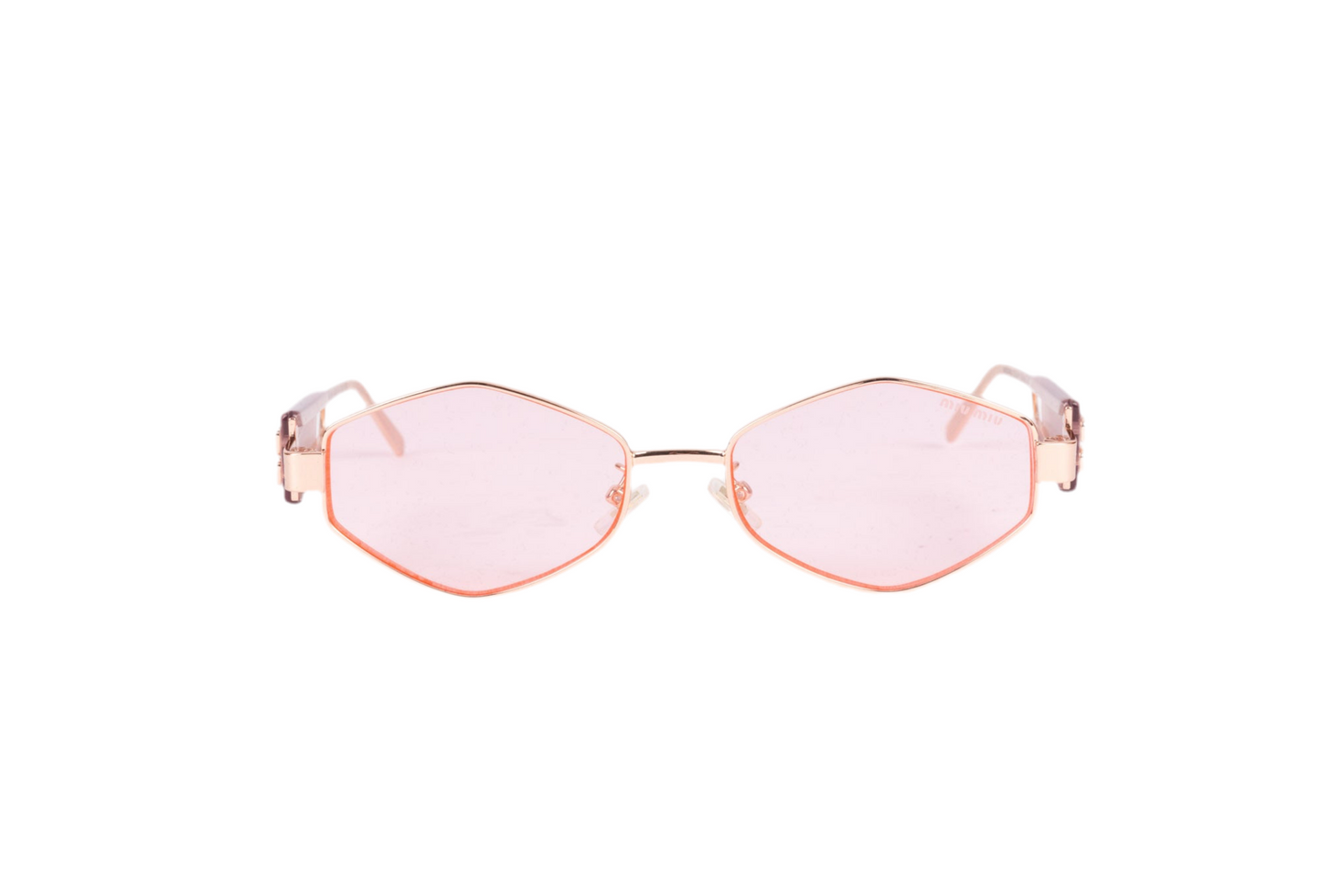 Miu Miu rose tinted sunglasses (pre-owned)