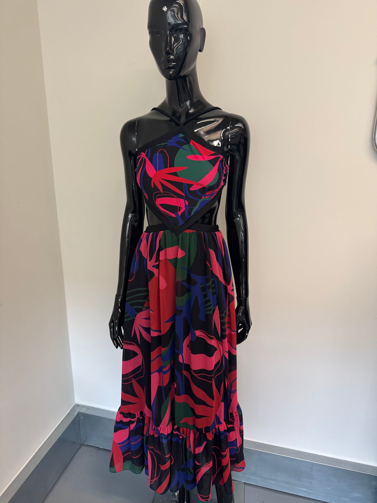 Pat Bo Rio halter beach dress