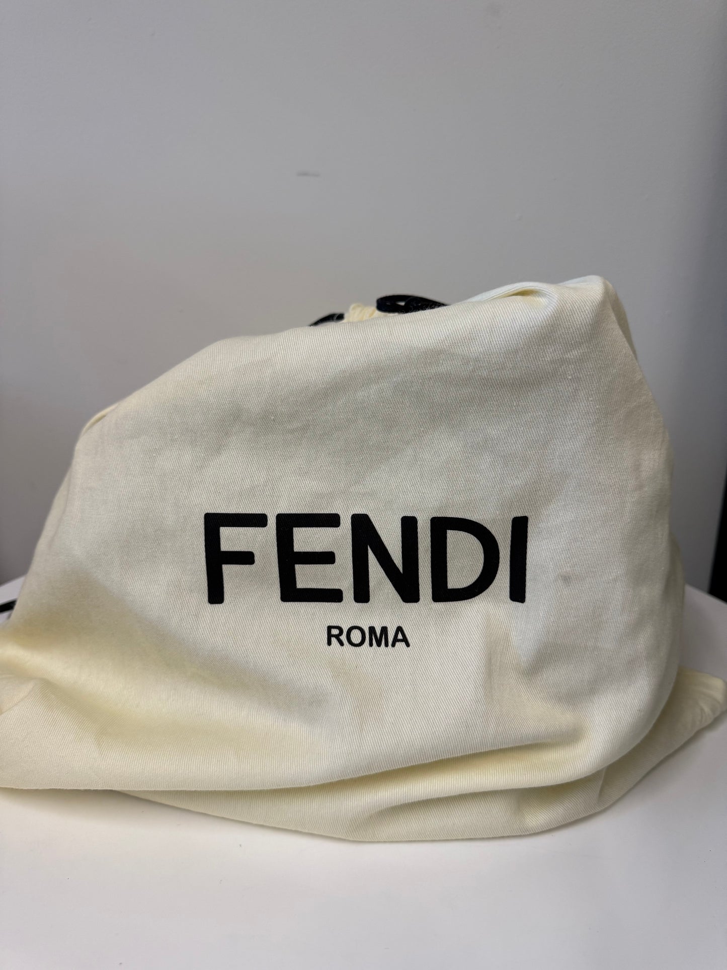 Fendi first brown leather bag (pre-owned)