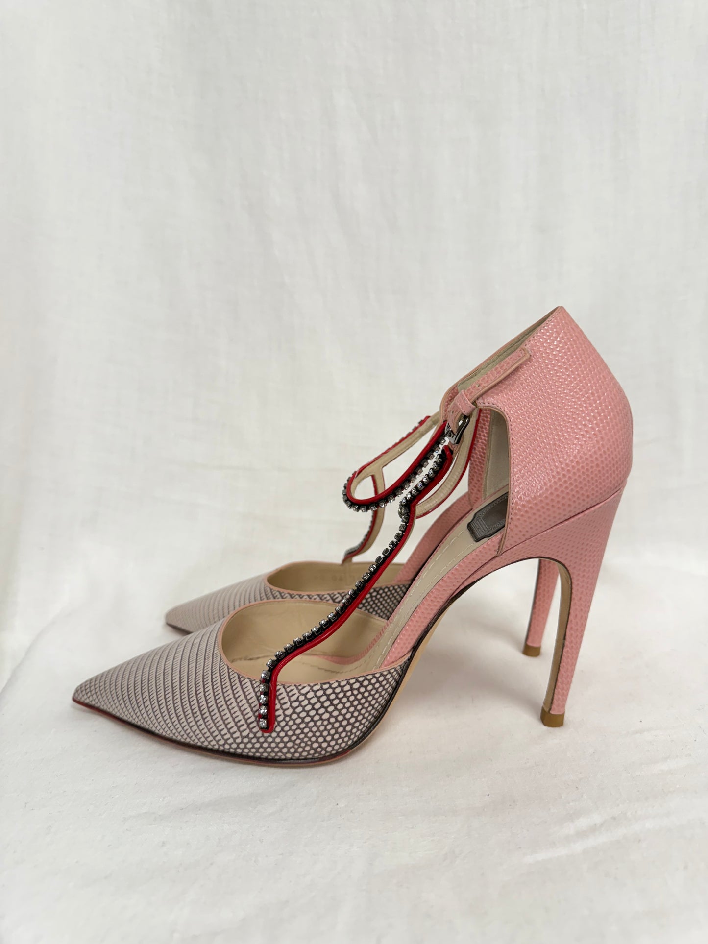 Christian Dior Lizard Bicolor heels (pre-owned)