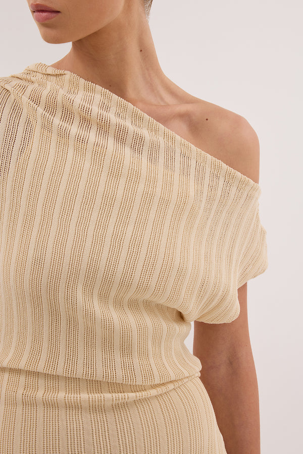 Dissh Bowie natural knit dress (pre-owned)