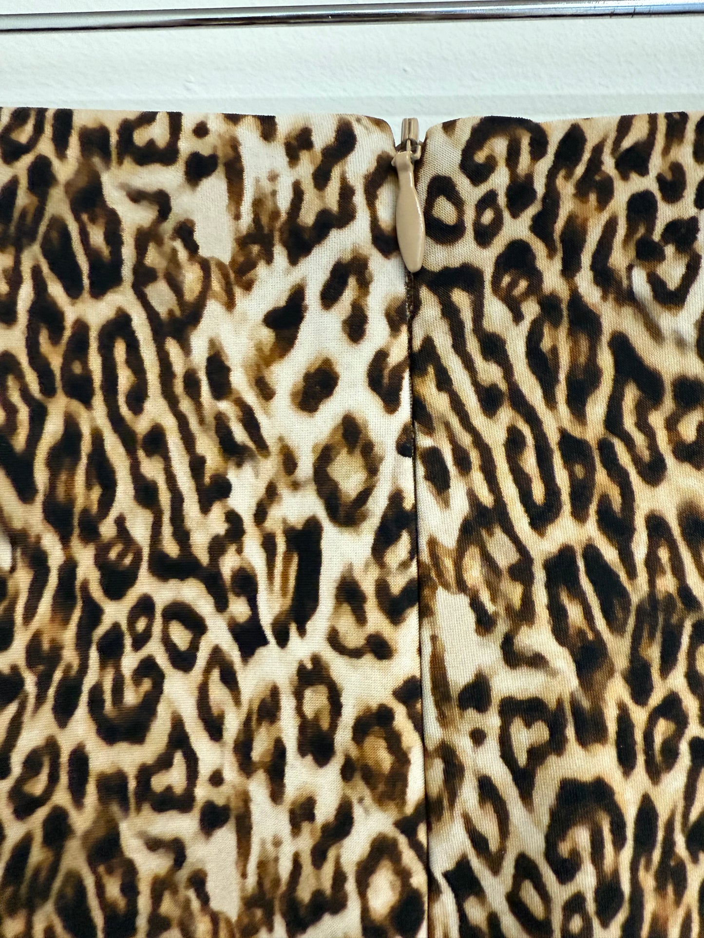 Marcia Ohio leopard print mini skirt (pre-owned)