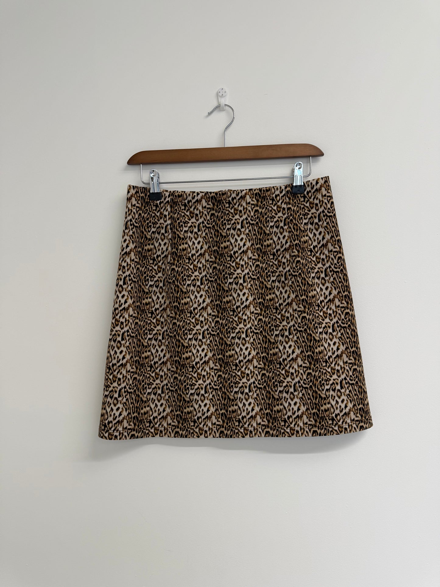 Marcia Ohio leopard print mini skirt (pre-owned)