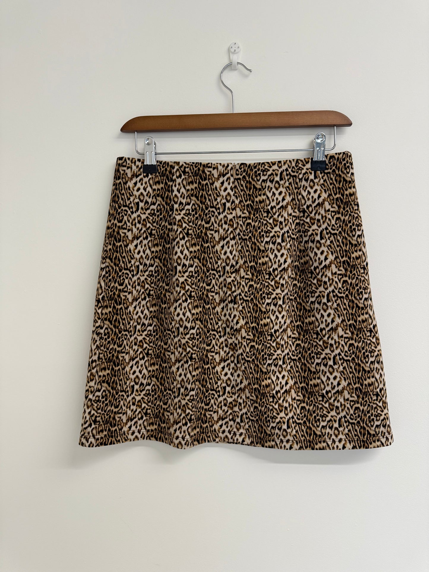 Marcia Ohio leopard print mini skirt (pre-owned)