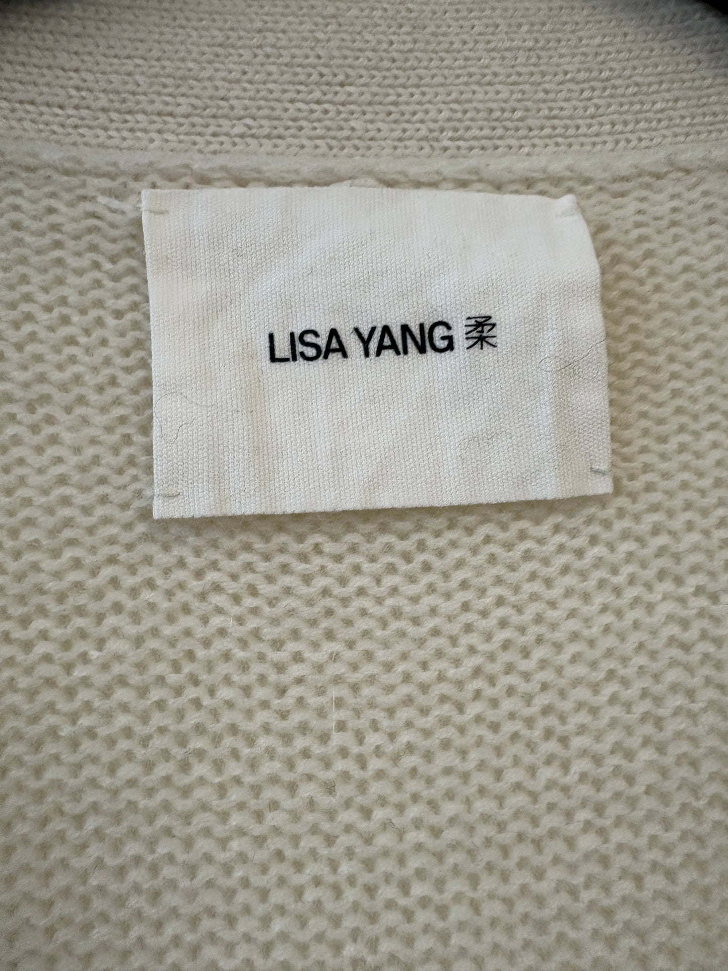 Lisa Yang Cream Danni Cashmere Cardigan