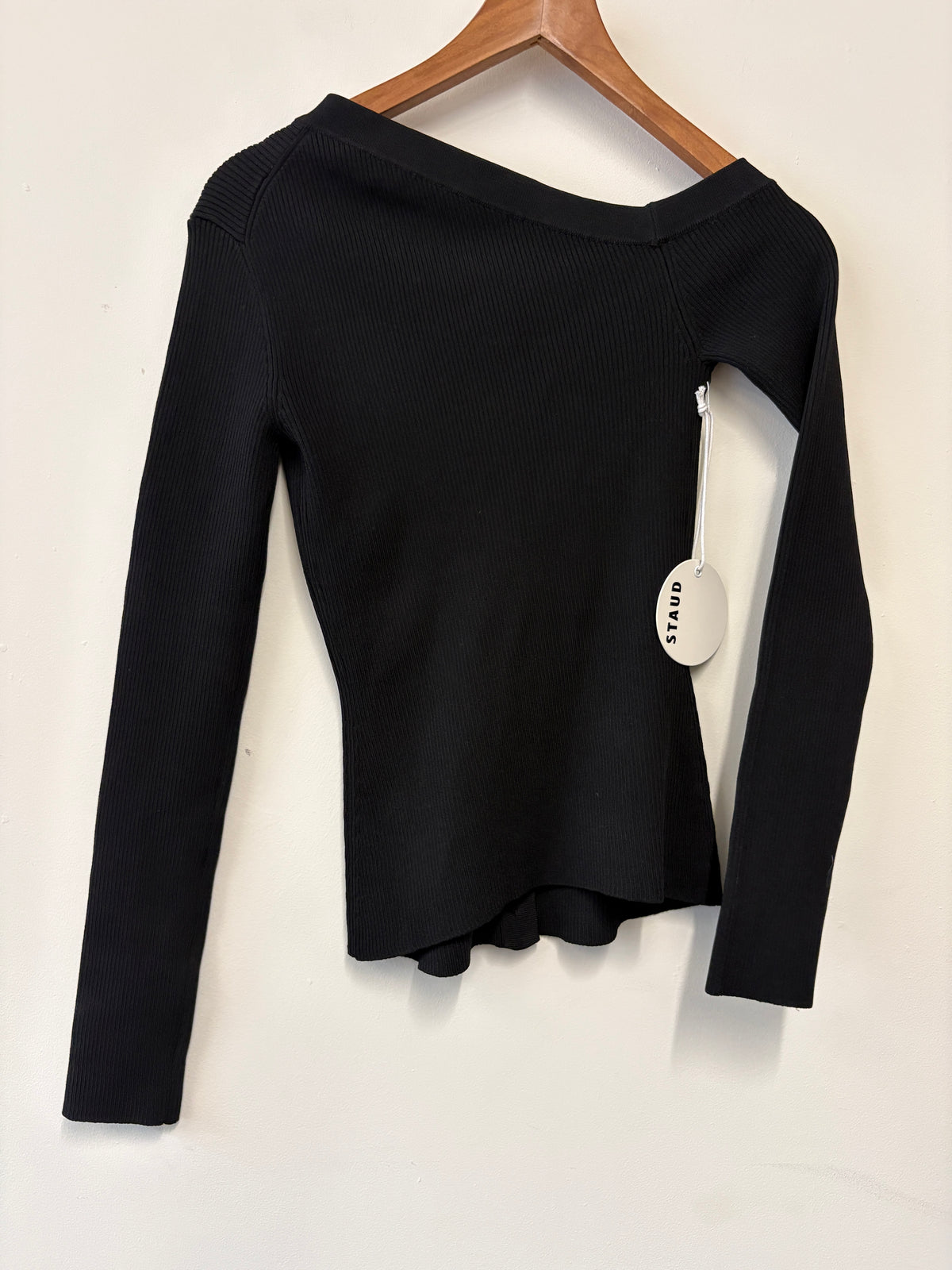 Staud Black Craftsman Sweater