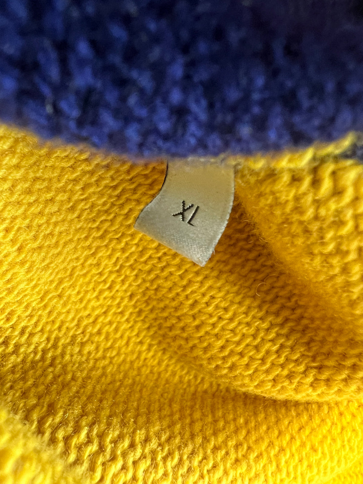 Gucci Blue and Yellow Wool Tiger Jumper
