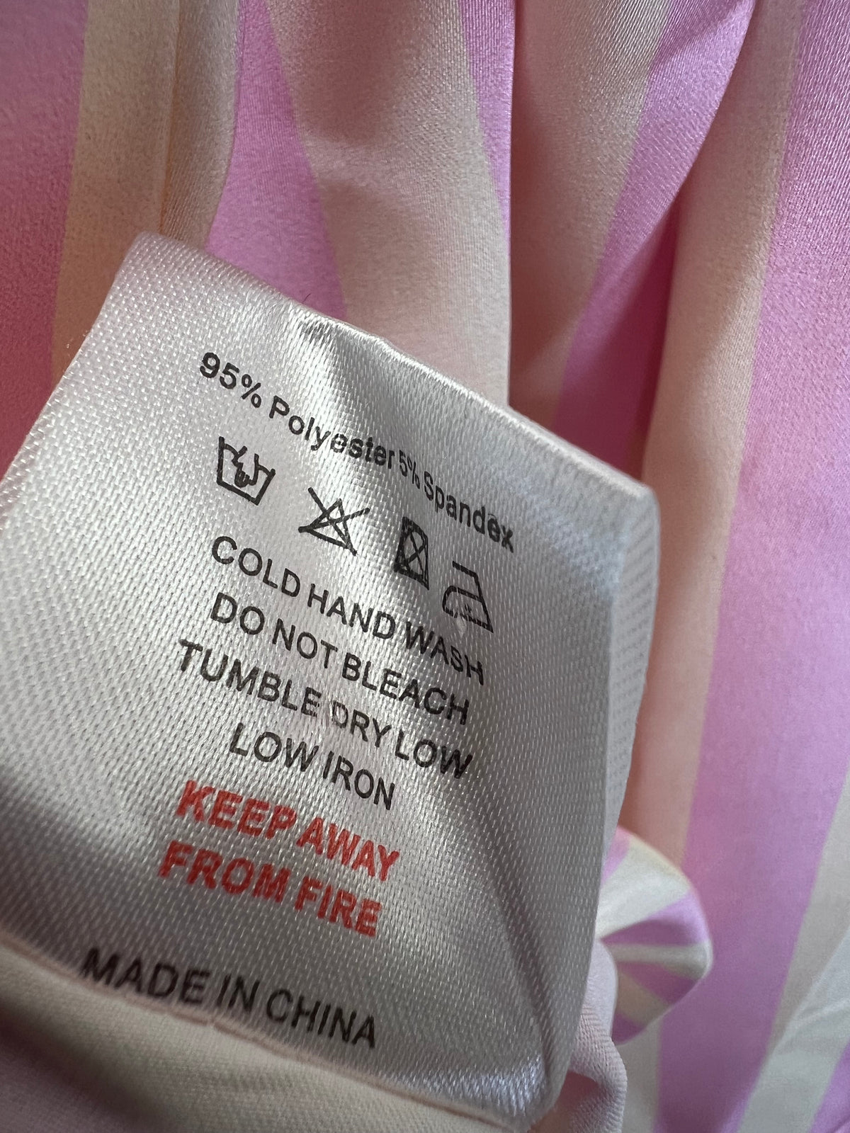 The Nap Co Pink Striped PJ Set With Dressing gown