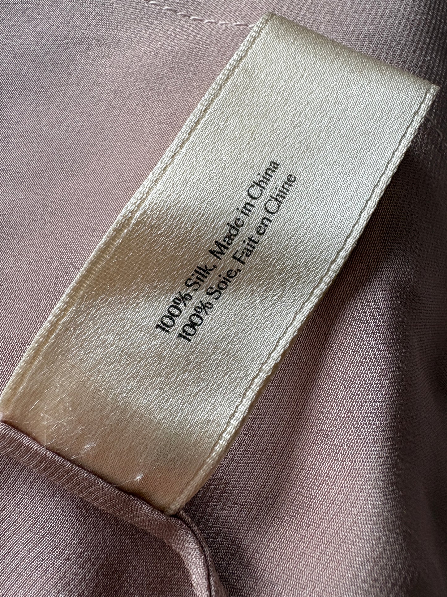 Olivia Von Halle Dusky Pink Silk Pyjama Set