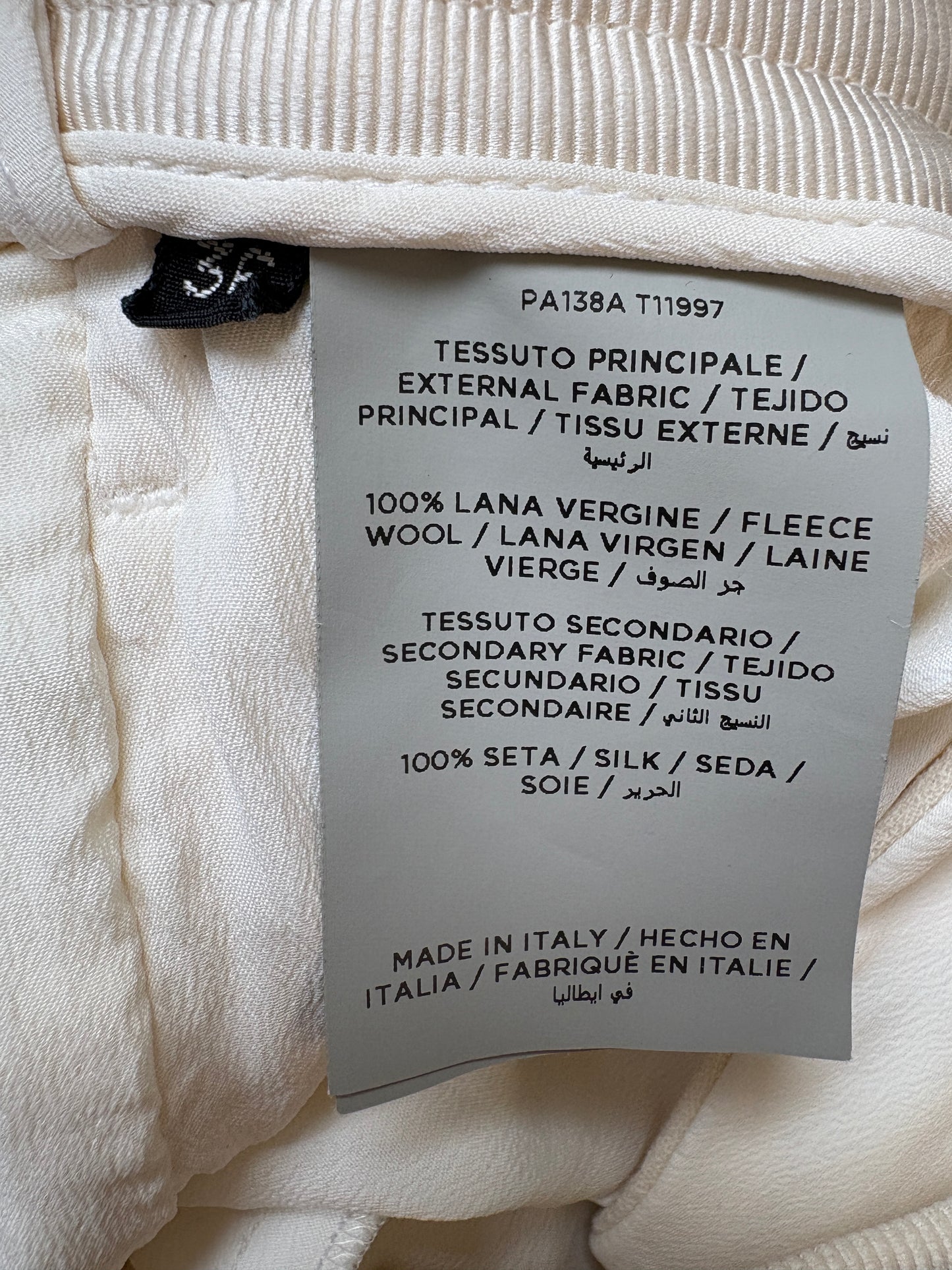 Tom Ford Cream Slim Fit Tailored Trousers