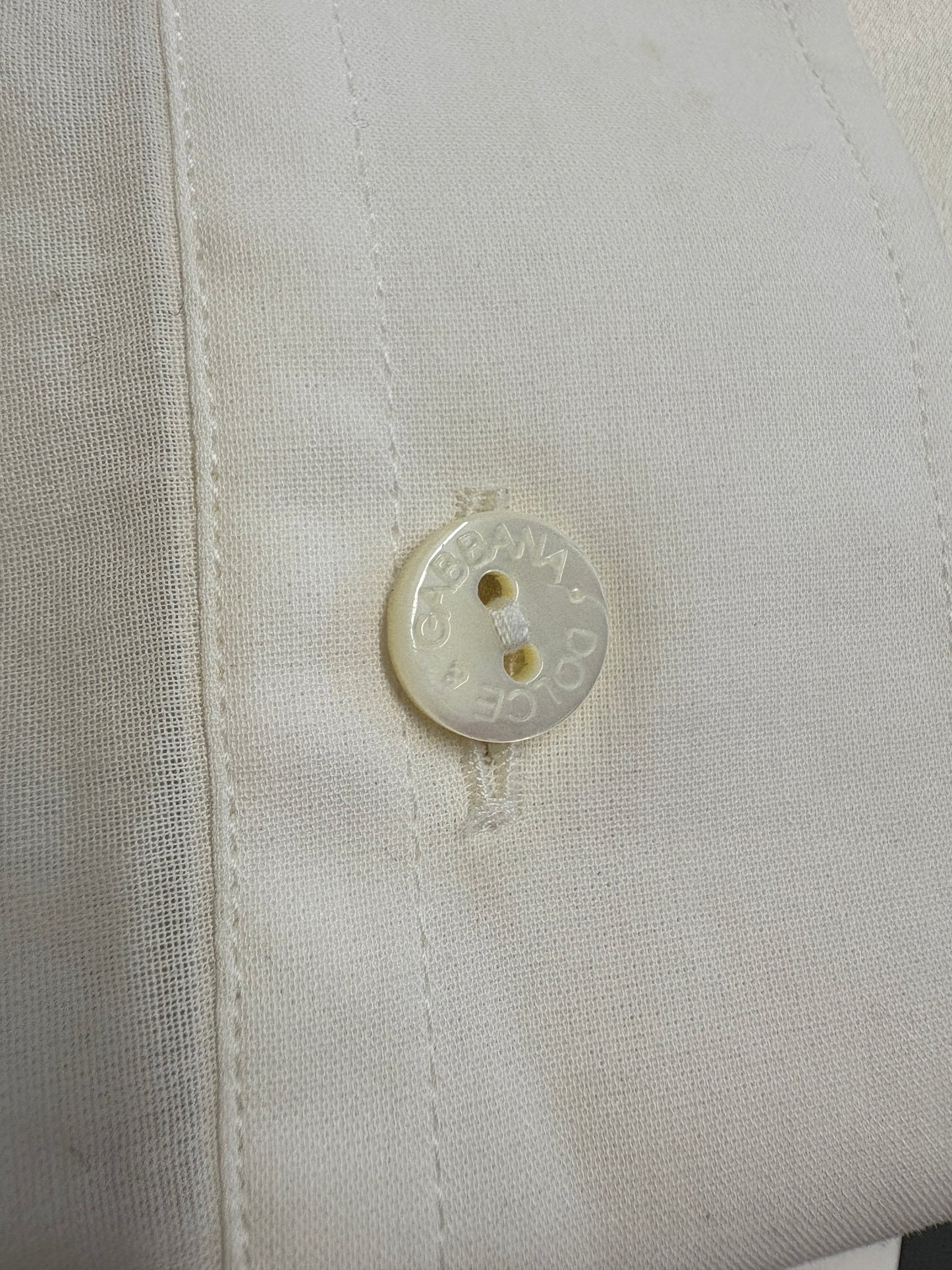 Dolce & Gabbana White Silk Cotton Shirt (pre-owned)