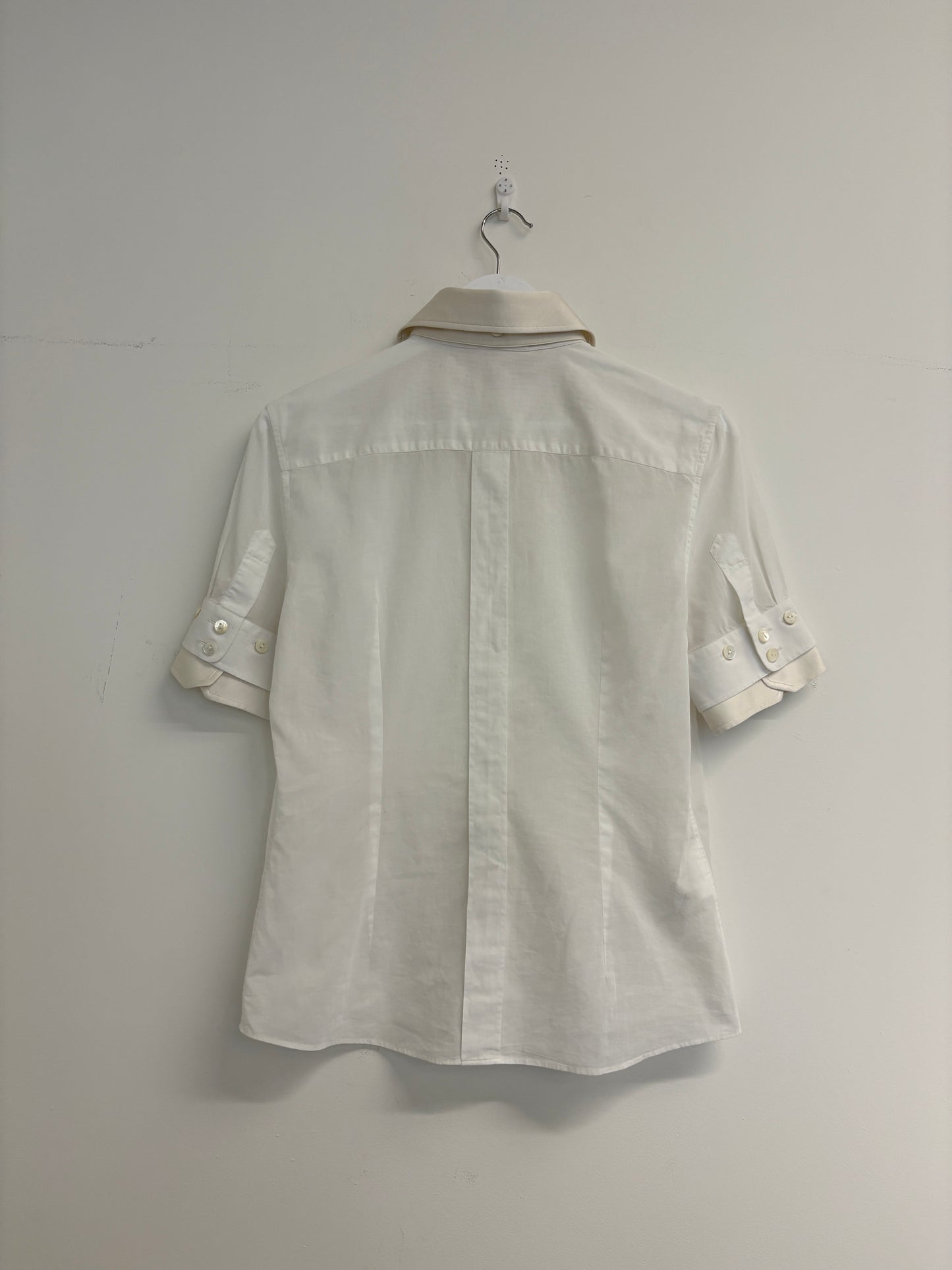 Dolce & Gabbana White Silk Cotton Shirt (pre-owned)