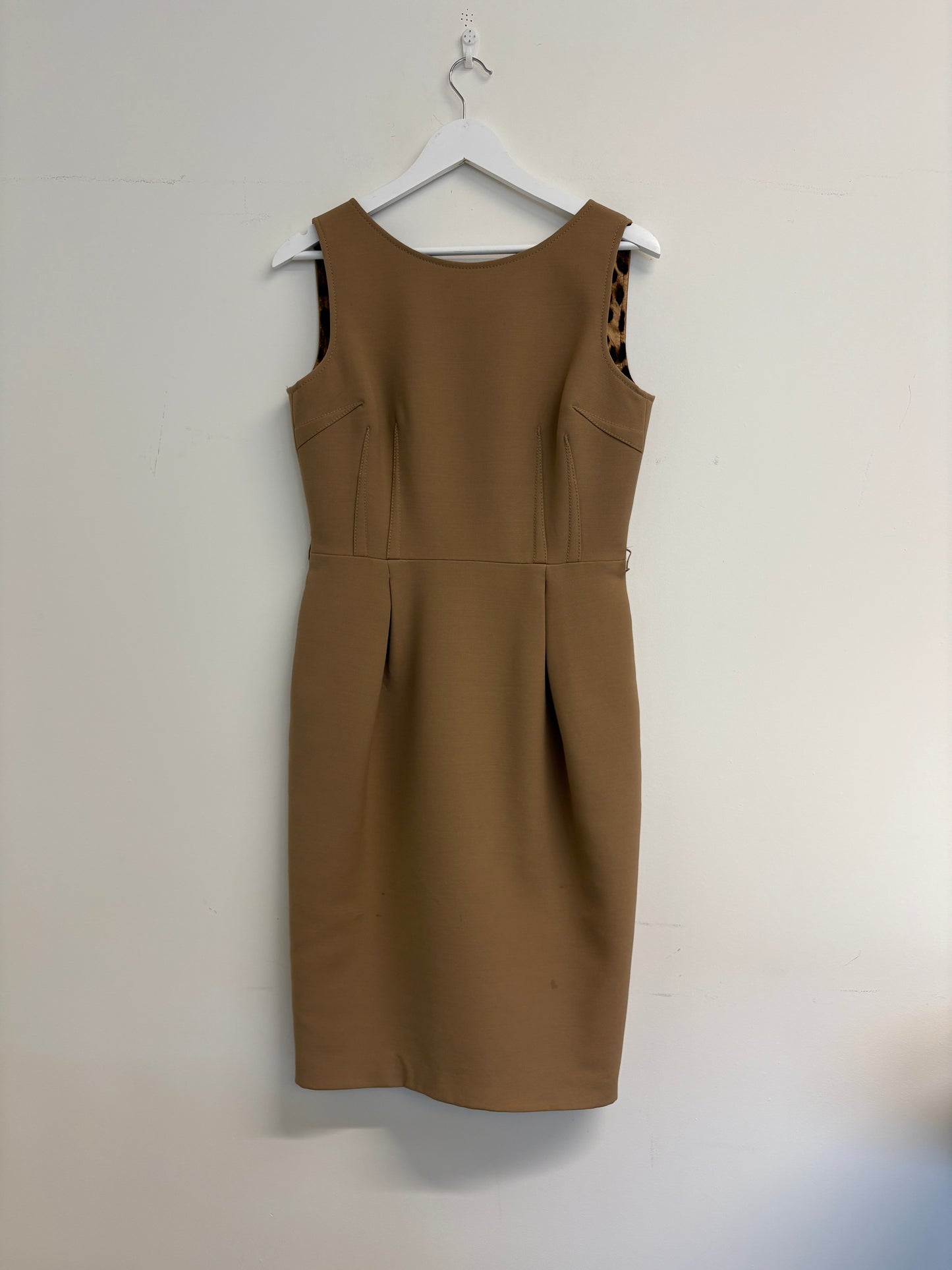Dolce & Gabbana Tan Wool Dress (pre-owned)