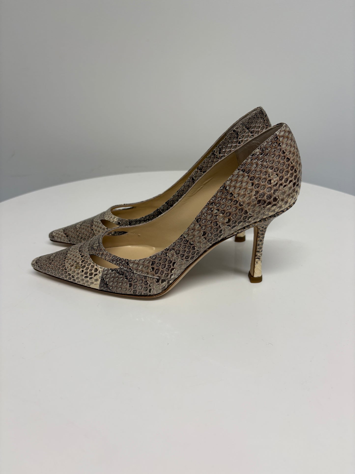Jimmy Choo Margo Snake Pumps (pre-owned)