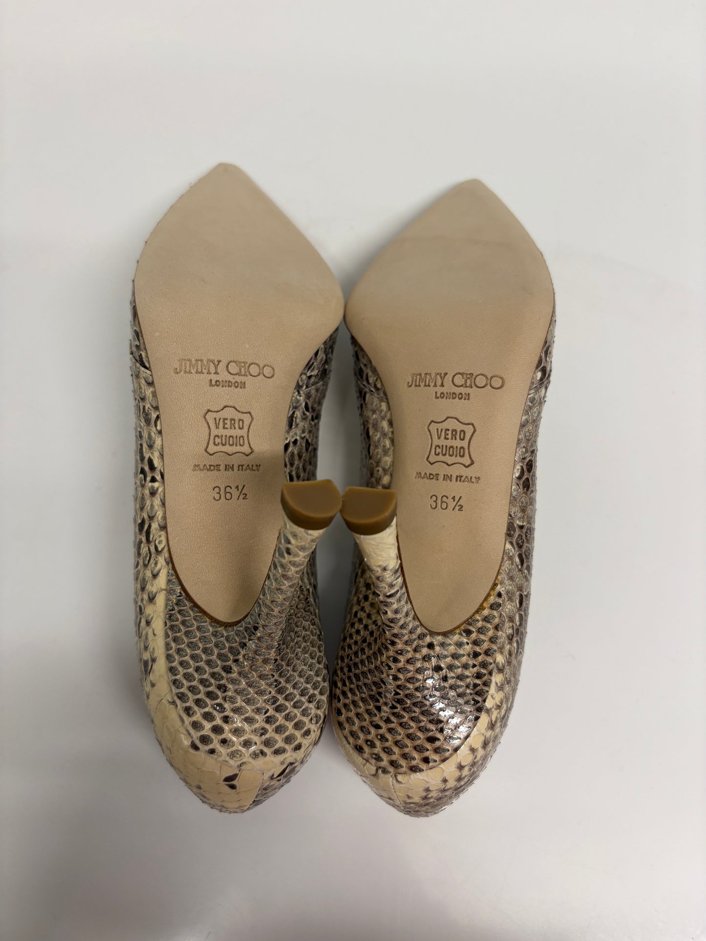 Jimmy Choo Margo Snake Pumps (pre-owned)
