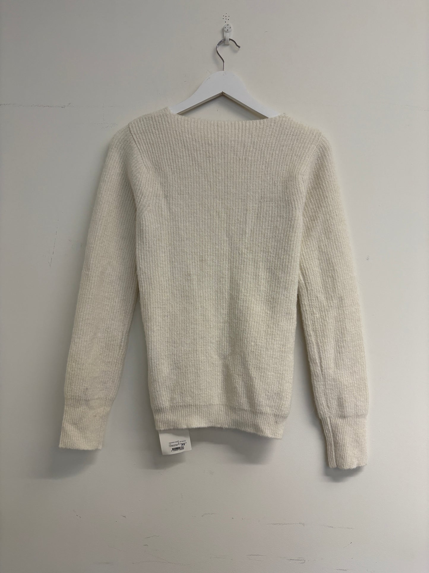 Jacquemus Off White La Maille Pau Alpaca Knit Jumper (pre-owned)