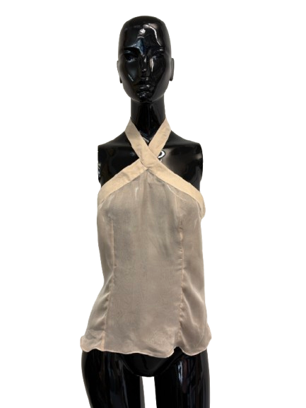 Giorgio Armani Silk Halterneck Top (pre-owned)