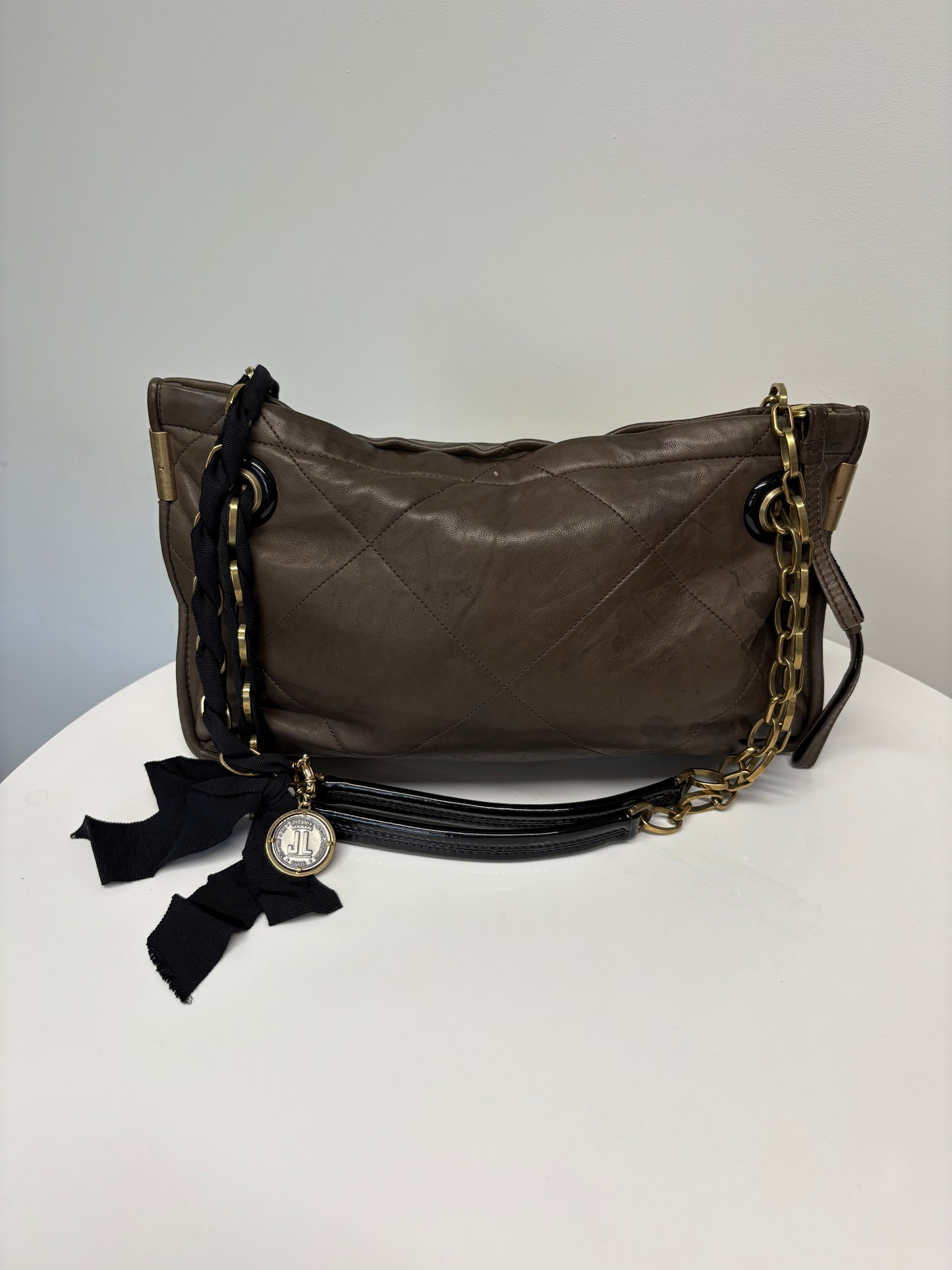 Lanvin Brown Amalia Quilted Bag (pre-owned)