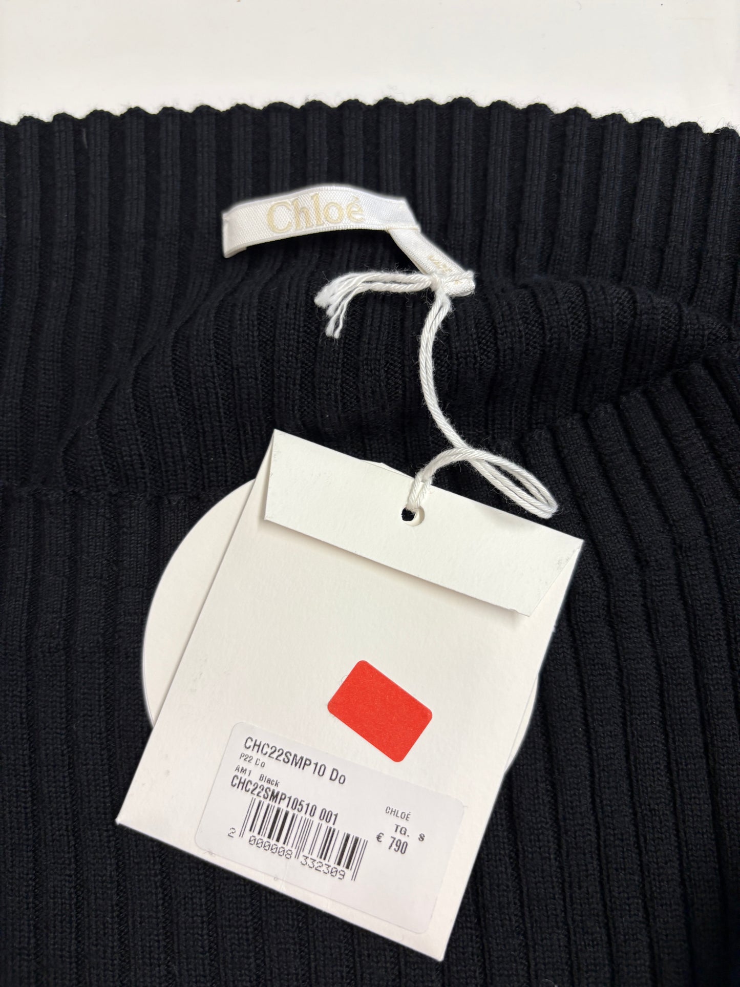 Chloe Black Off Shoulder Knit Top (pre-owned)