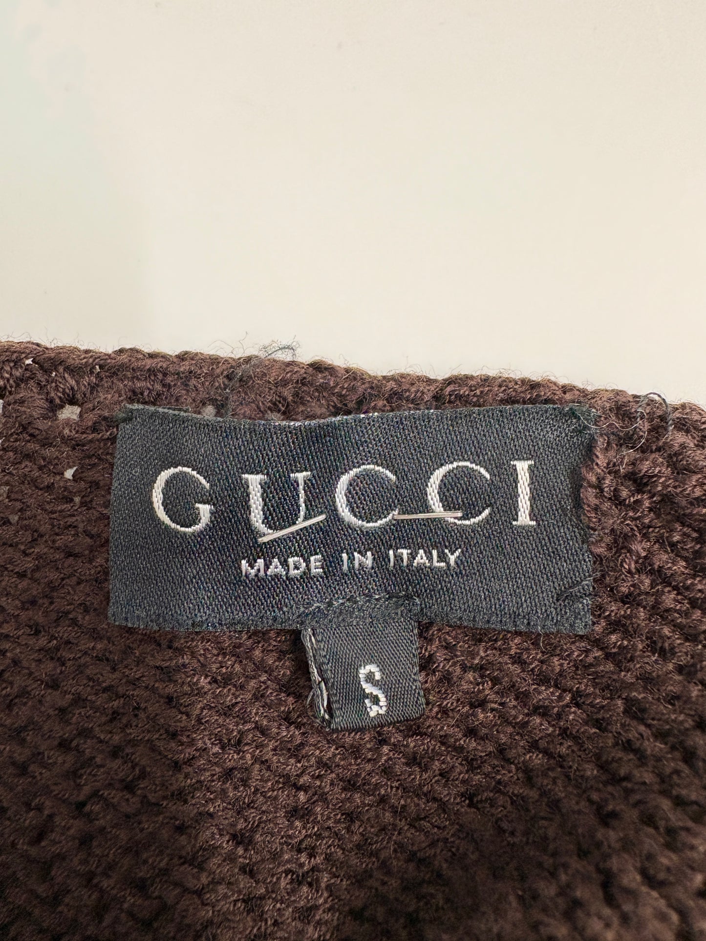 Gucci Brown Knit Dress (pre-owned)