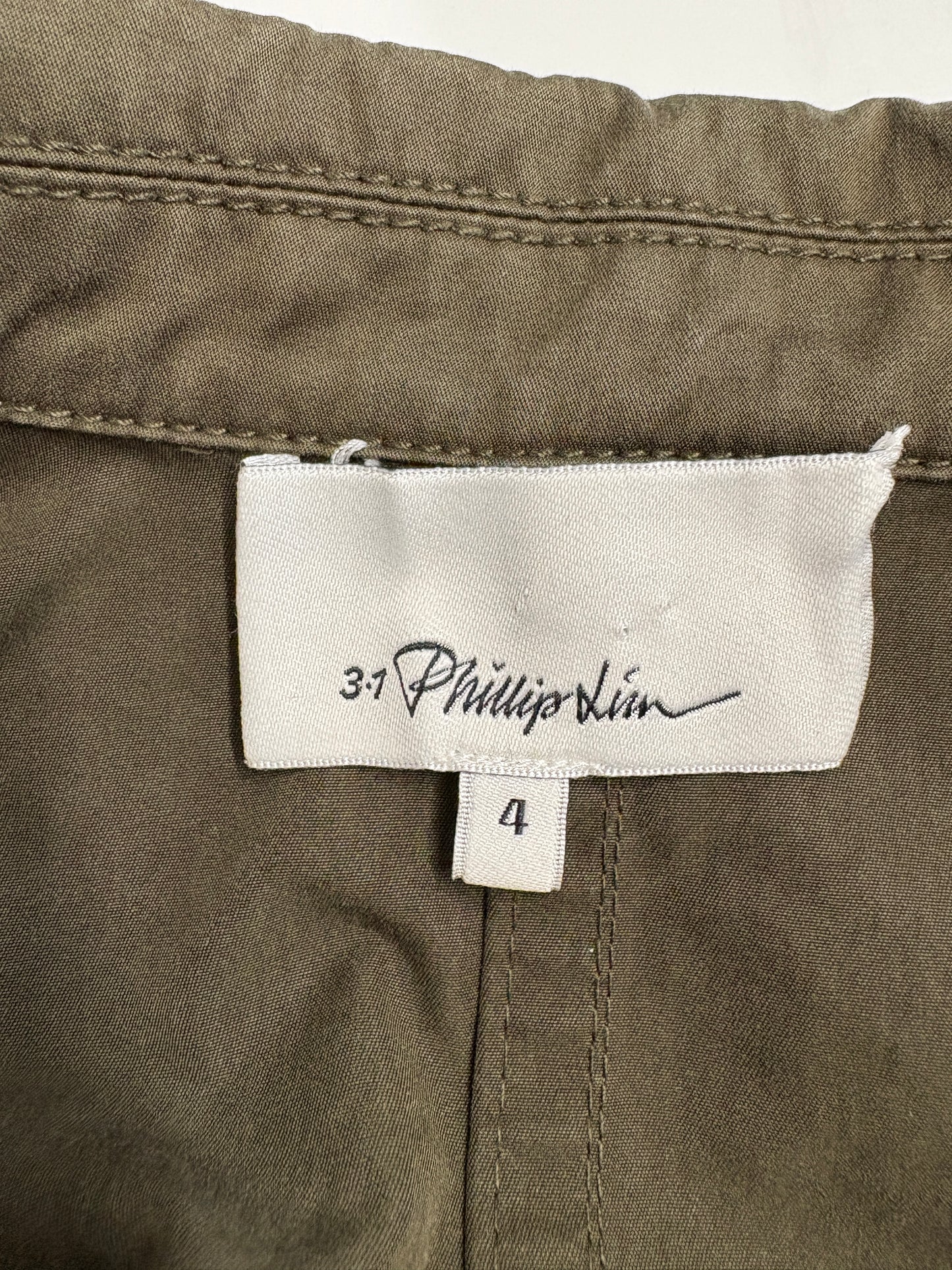 3.1 Phillip Lim Khaki Green Boiler Jumpsuit (pre-owned)