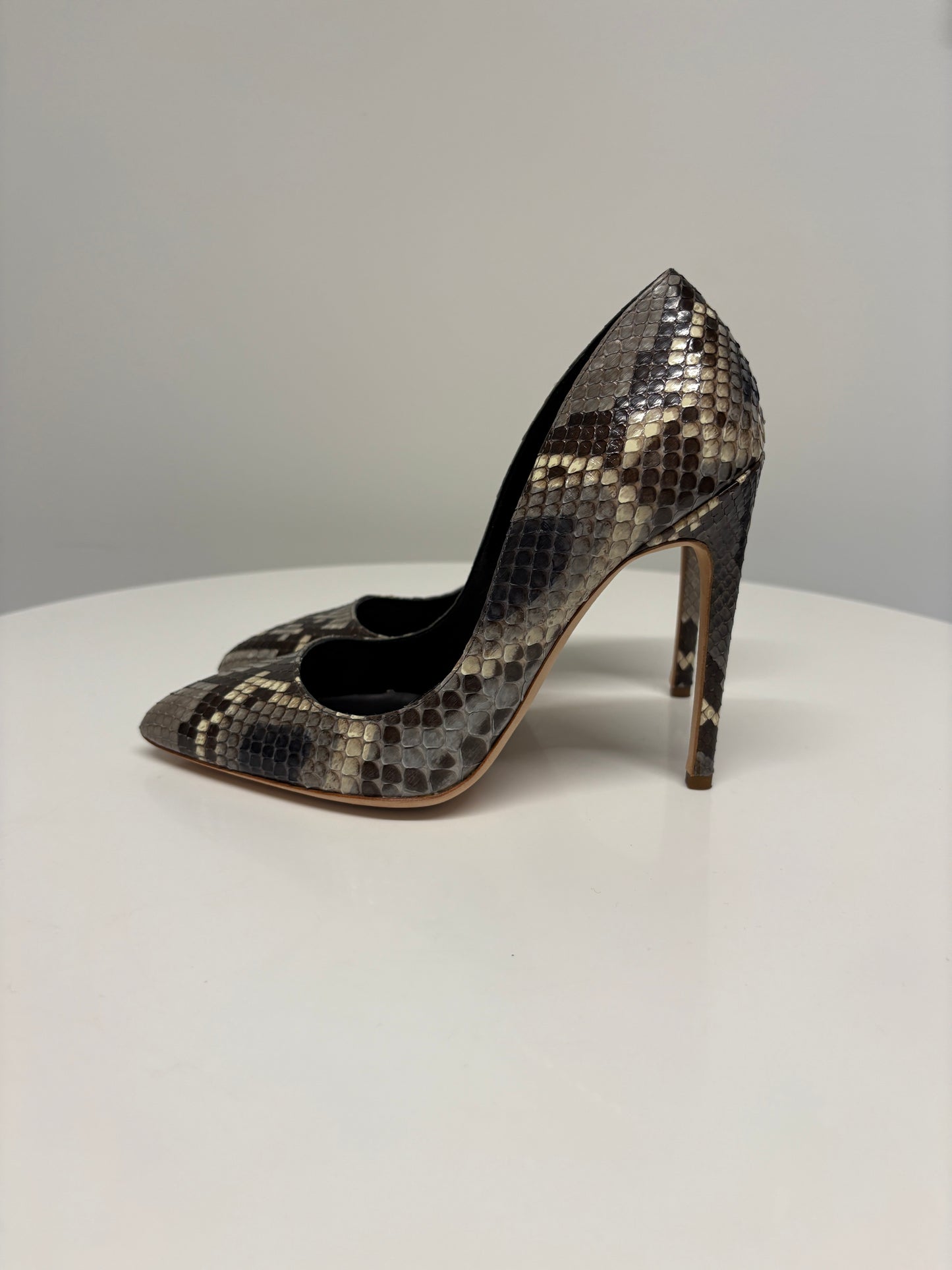 Rupert Sanderson Python Elba Heeled Pumps (pre-owned)