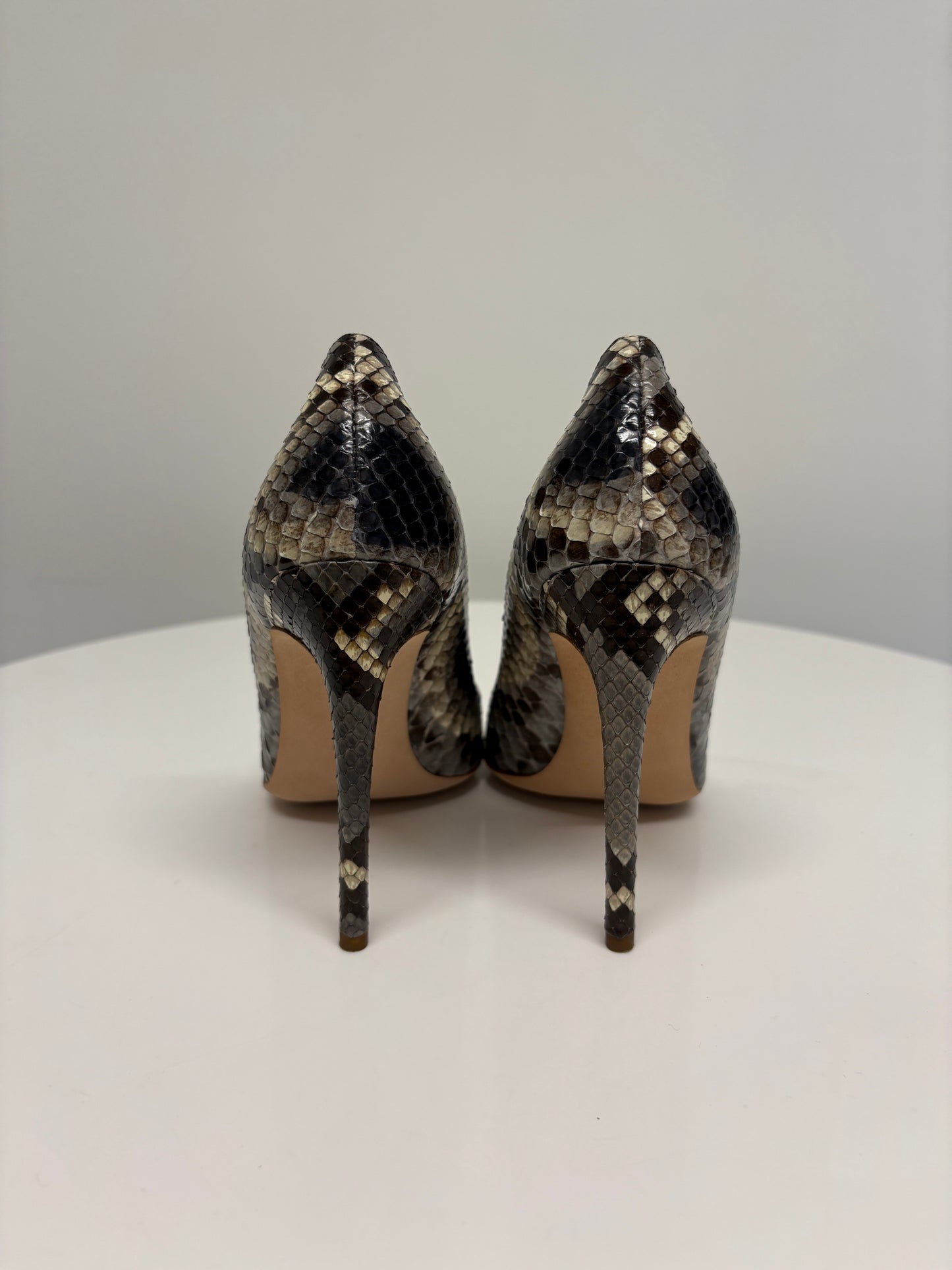 Rupert Sanderson Python Elba Heeled Pumps (pre-owned)