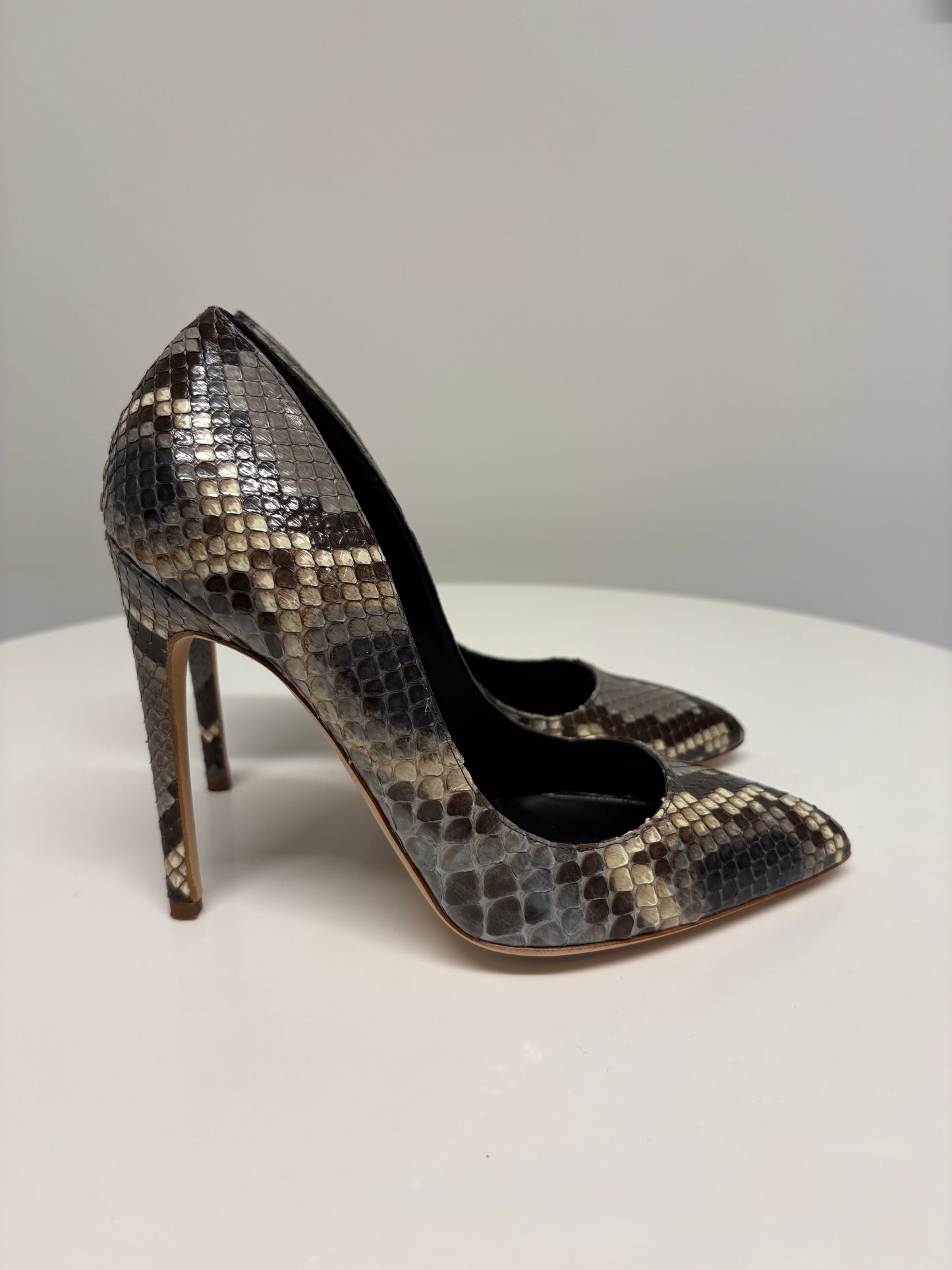 Rupert Sanderson Python Elba Heeled Pumps (pre-owned)