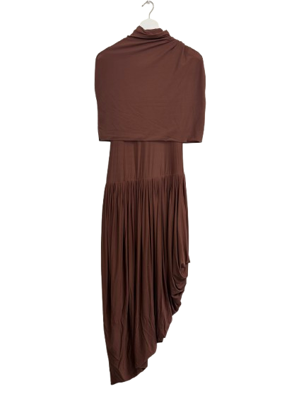 Deme By Gabriella Penelope Dress In Mocha (pre-owned)