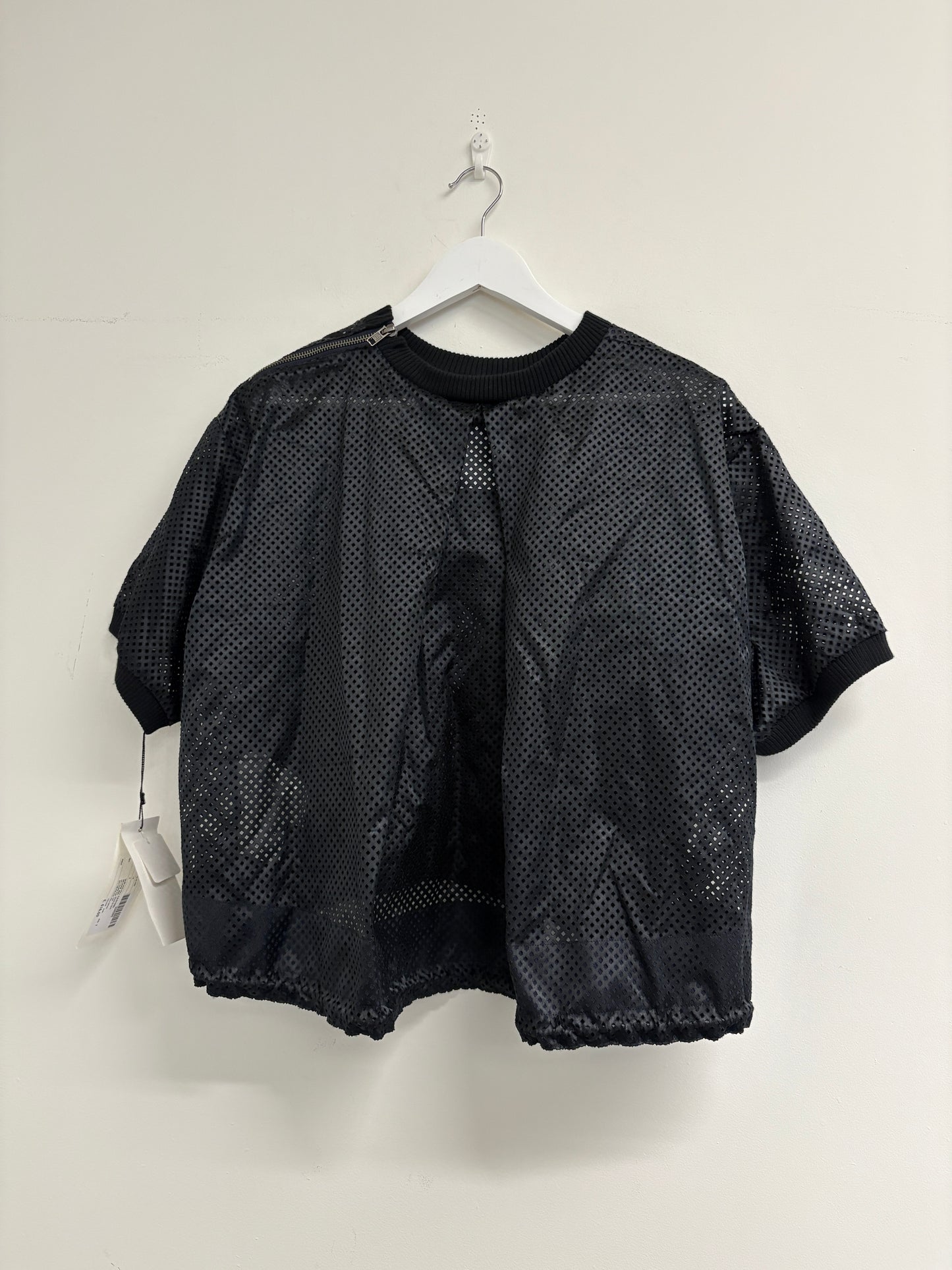 Sacai Black / Navy Perforated Top (pre-owned)